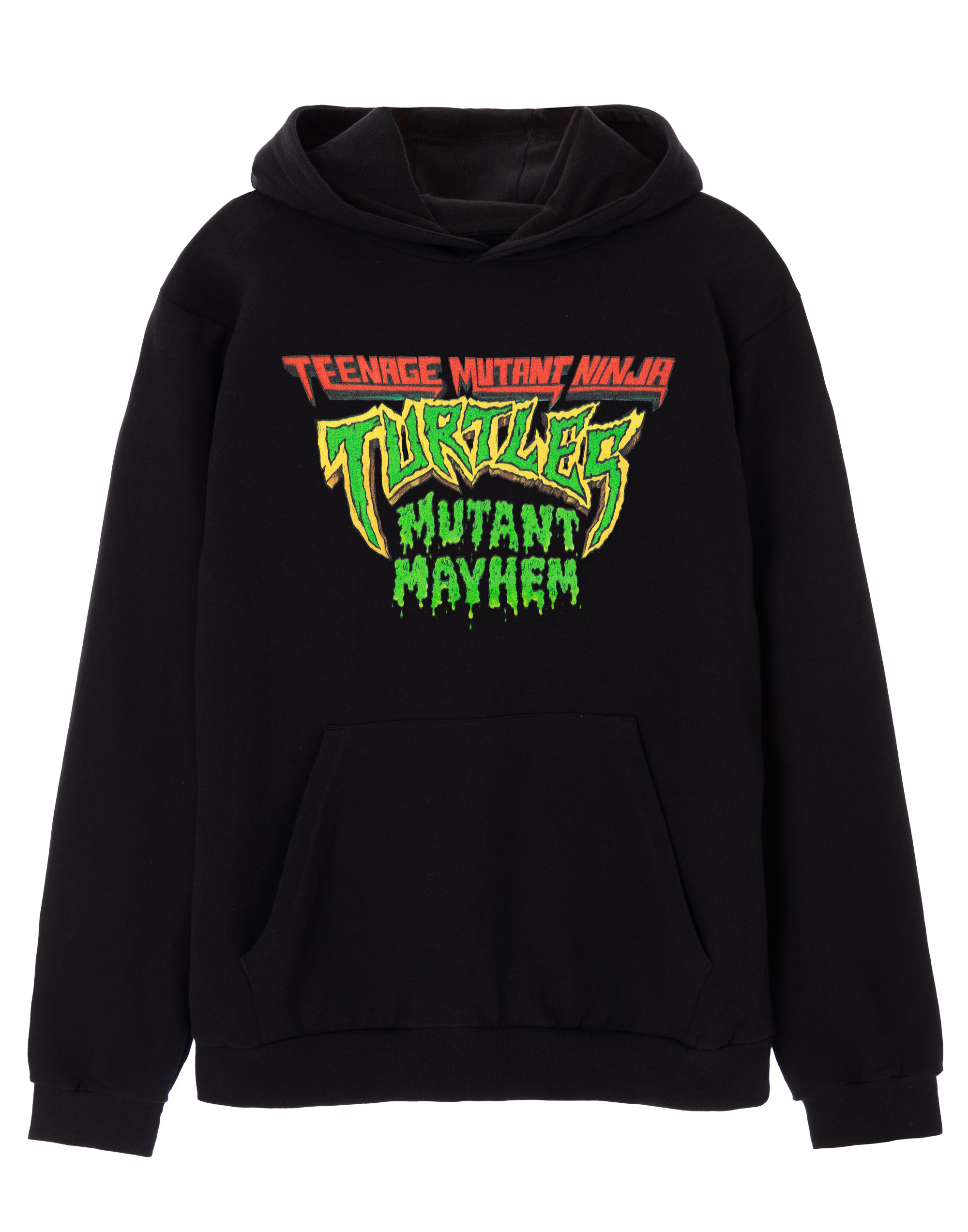 Teenage Mutant Ninja Turtles Black Mutant Mayhem Logo Hoodie Mens - Picture 14 of 59