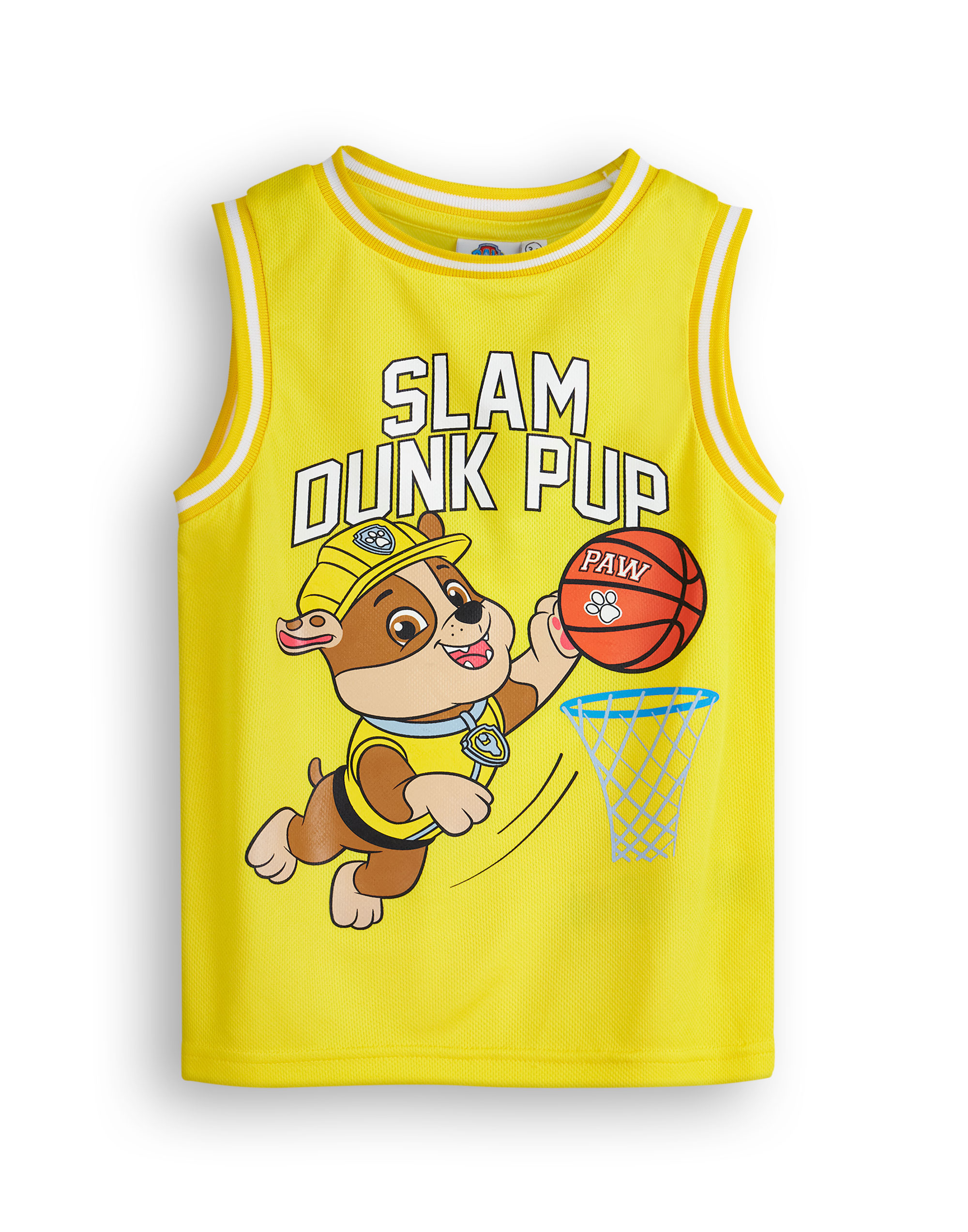 Juego de baloncesto de 2 piezas Paw Patrol Yellow Rubble para niños - Imagen 5 de 11