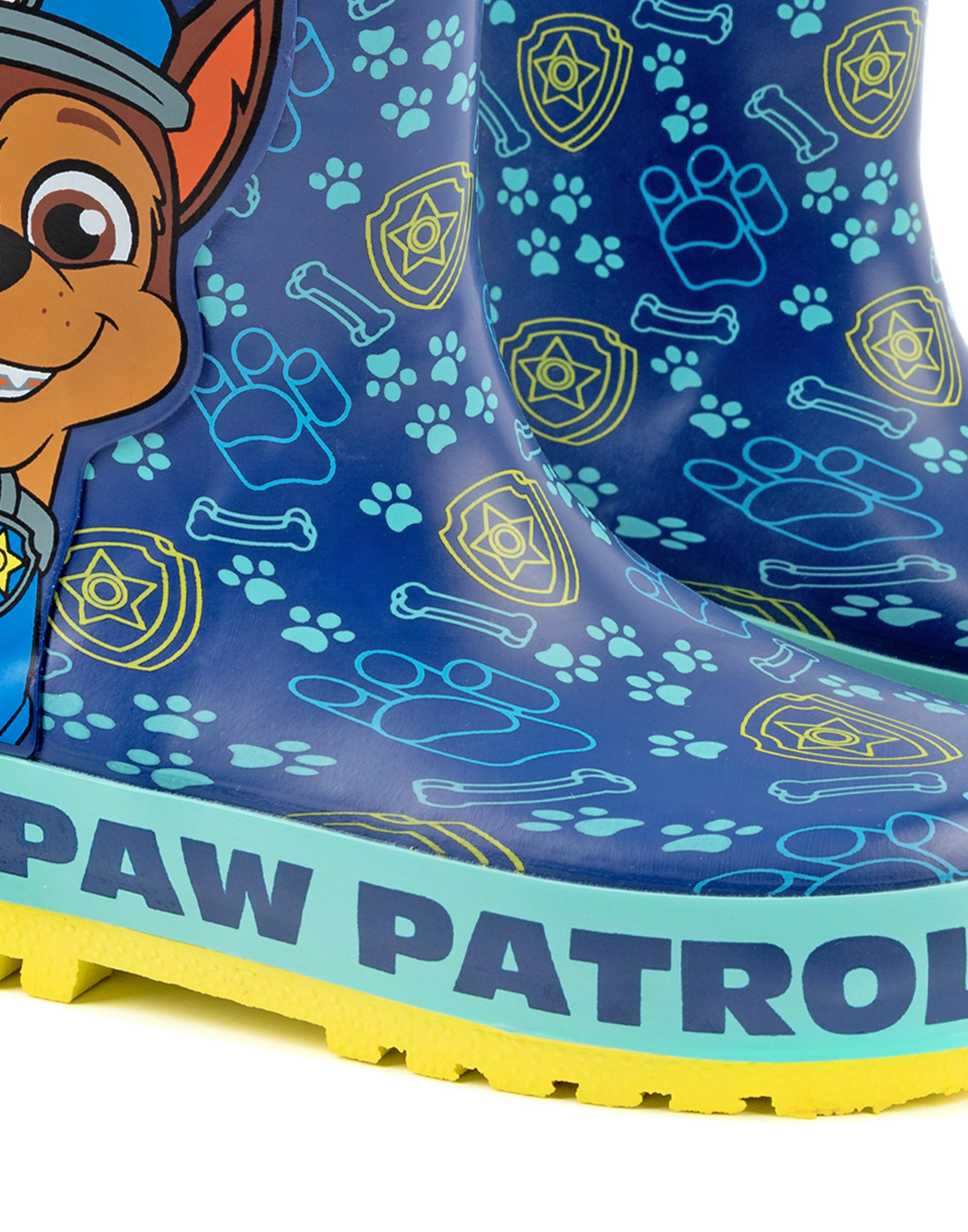 Paw Patrol Gummistiefel blau Chase Grafik mit Henkeln Jungen - Bild 4 von 10