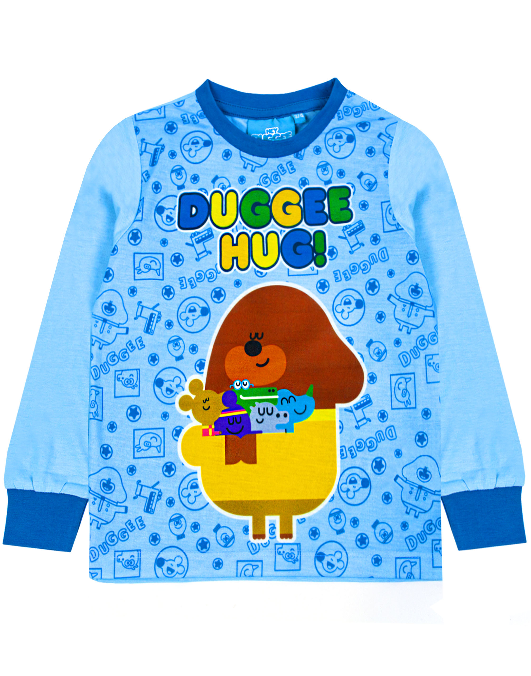 Пижамный комплект Hey Duggee Blaues в стиле Лангенхельн и Лангенхельнен для молодежи
