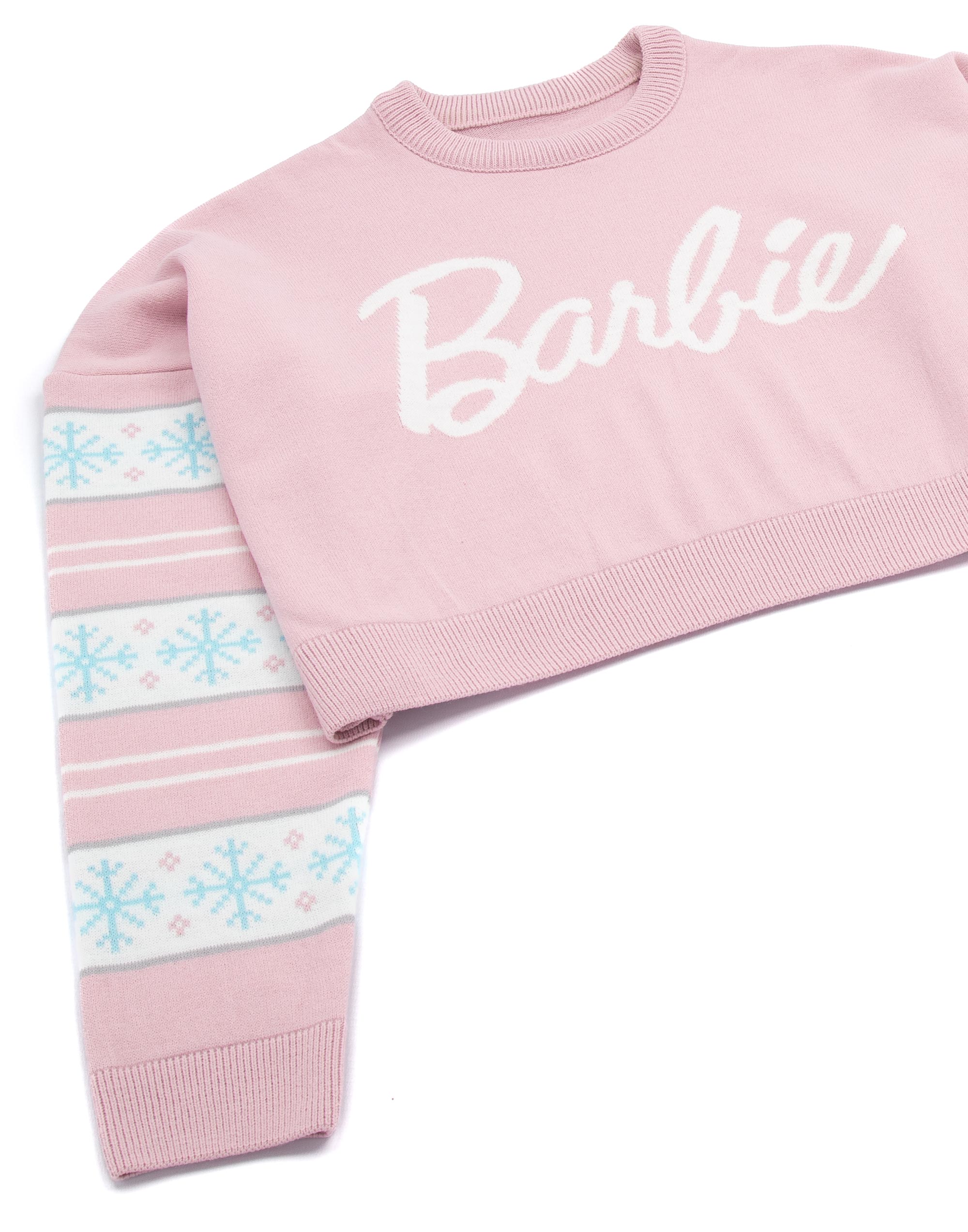 Barbie Rosa Barbie Logo Navidad Jersey Mujer - Imagen 14 de 27