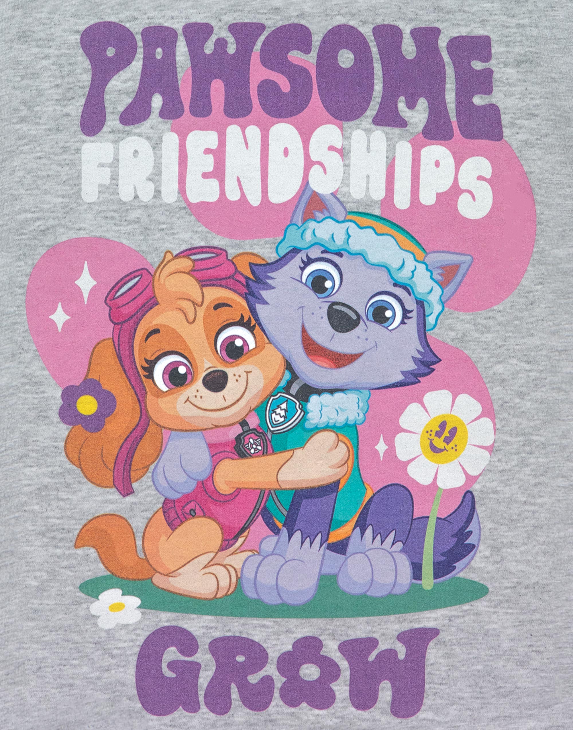 Camiseta Paw Patrol Gris Pawsome Friendships Manga Corta Unisex Niños - Imagen 12 de 25