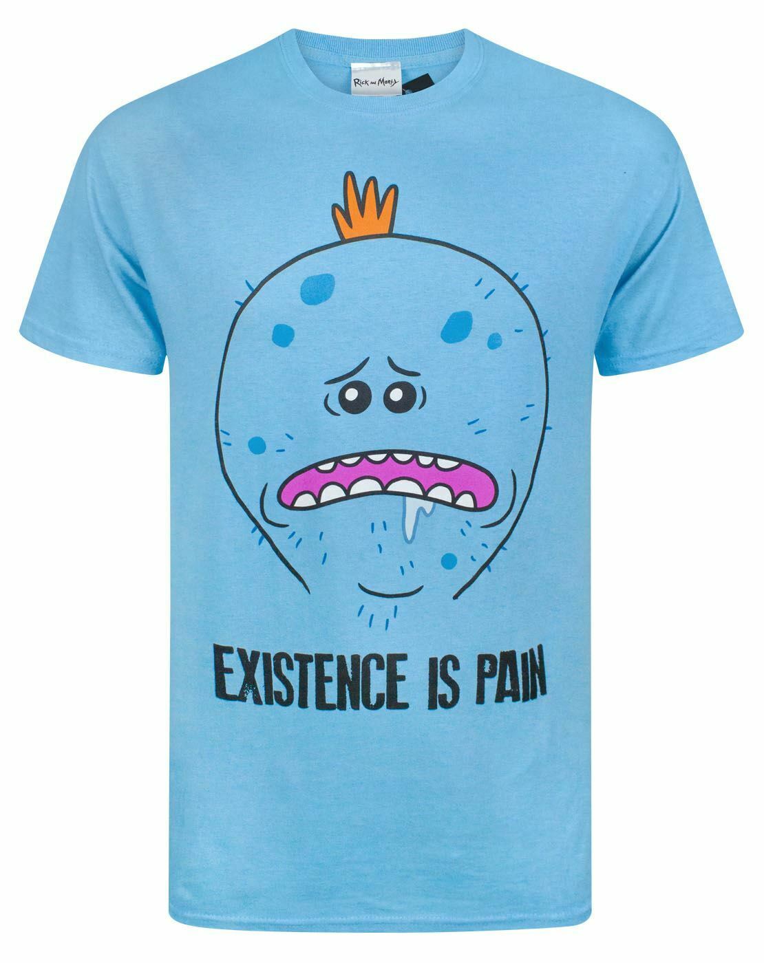 Rick And Morty Blue Mr Meeseeks Short Sleeved T-Shirt (Mens) | eBay