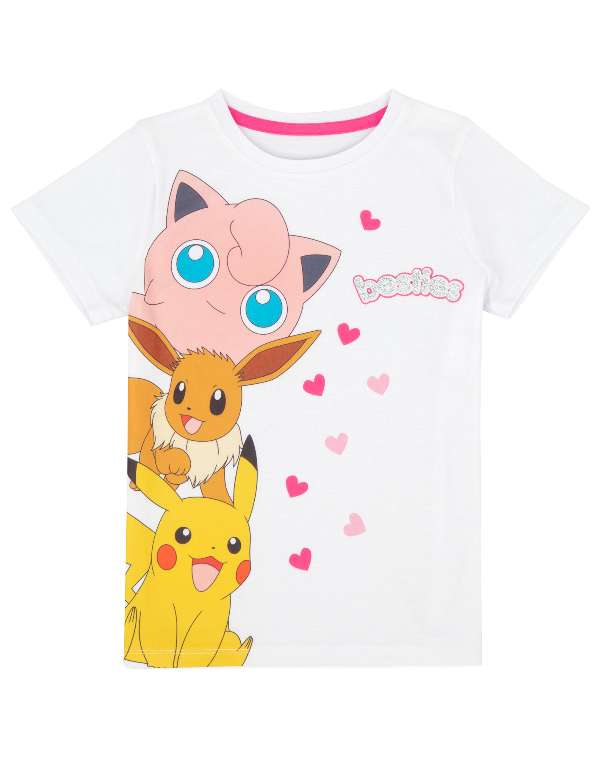 Pokemon Rosa Manga Larga Pierna Larga Conjunto Pijama (Niñas) - Imagen 12 de 34