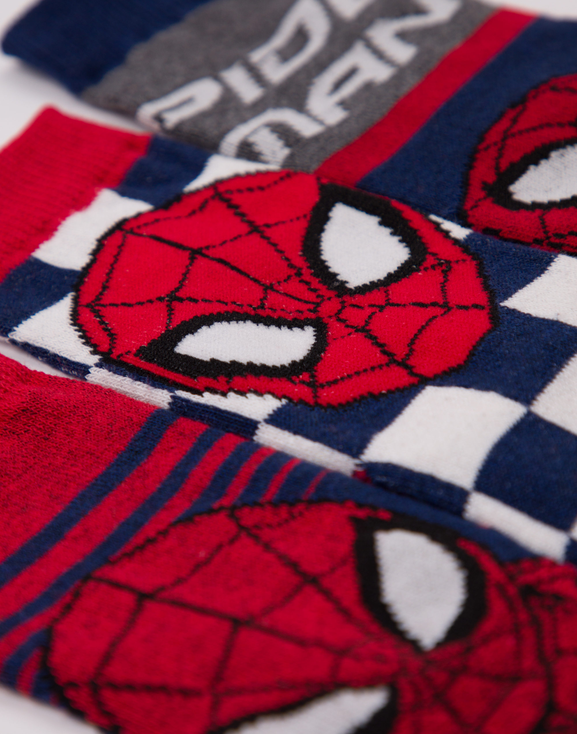 Paquete de 6 calcetines de pantorrilla multicolores Marvel Spiderman para niños - Imagen 8 de 15