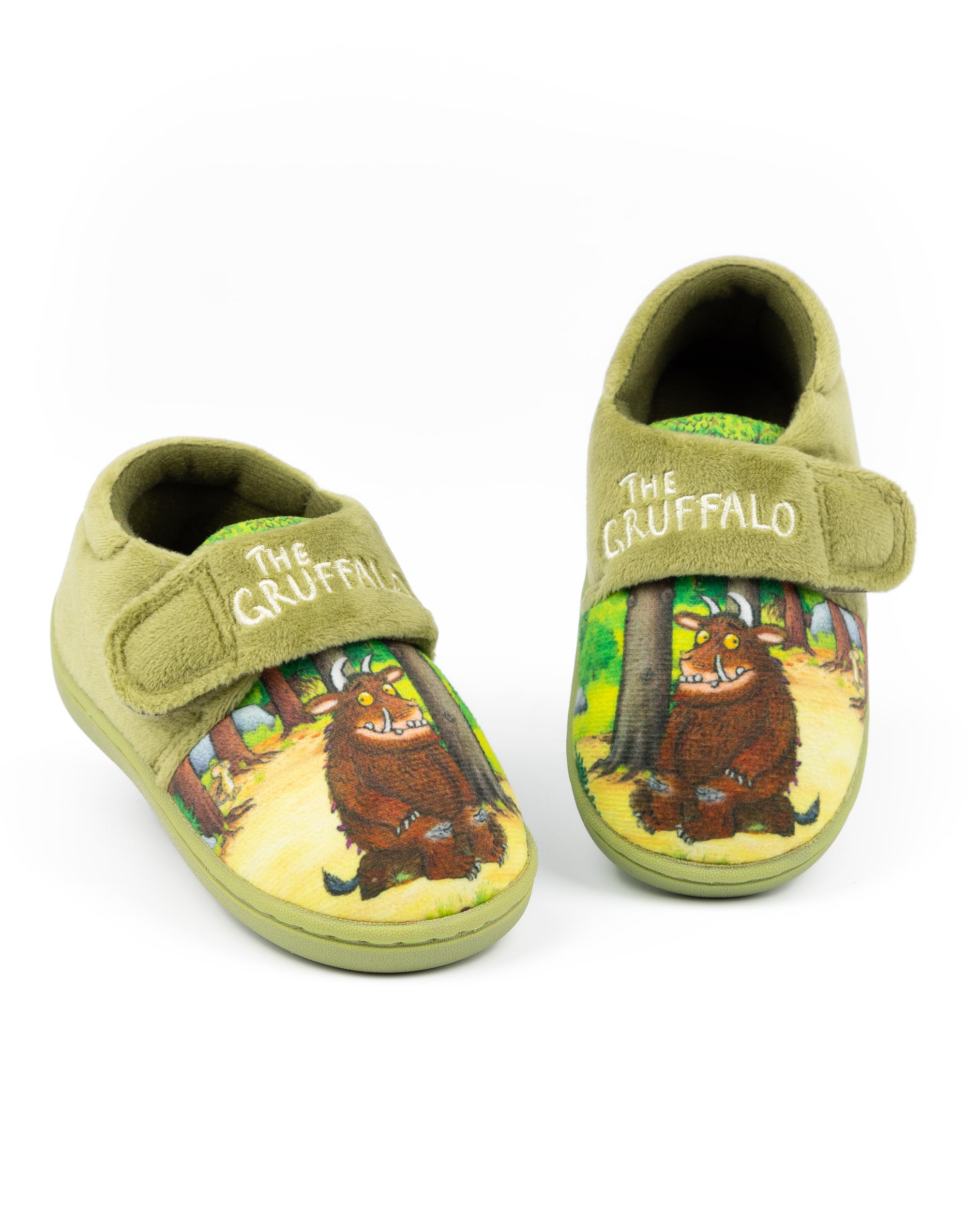 Gruffalo & Friends Sat In The Woods - Мокасины с застежкой на крючок и петлю в стиле унисекс