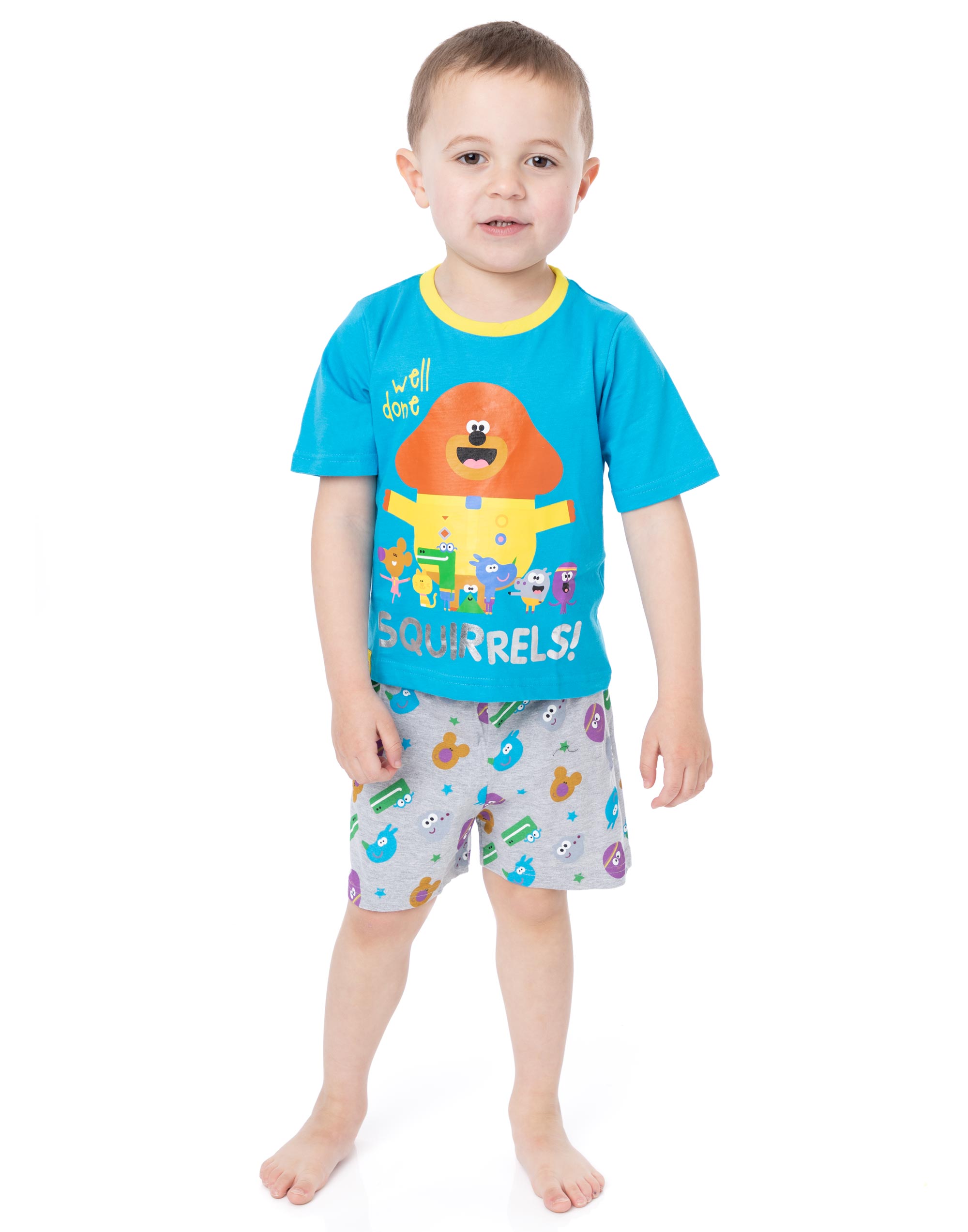 Pijama de pierna corta manga corta con estampado integral y colocación de personajes Hey Duggee Se - Imagen 12 de 35