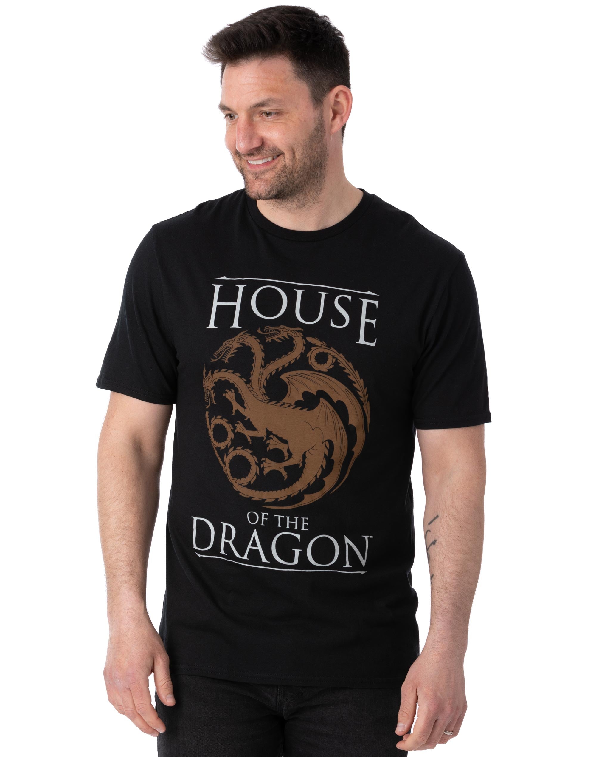 Футболка с логотипом Kurzarm от Game of Thrones Schwarzes Herren