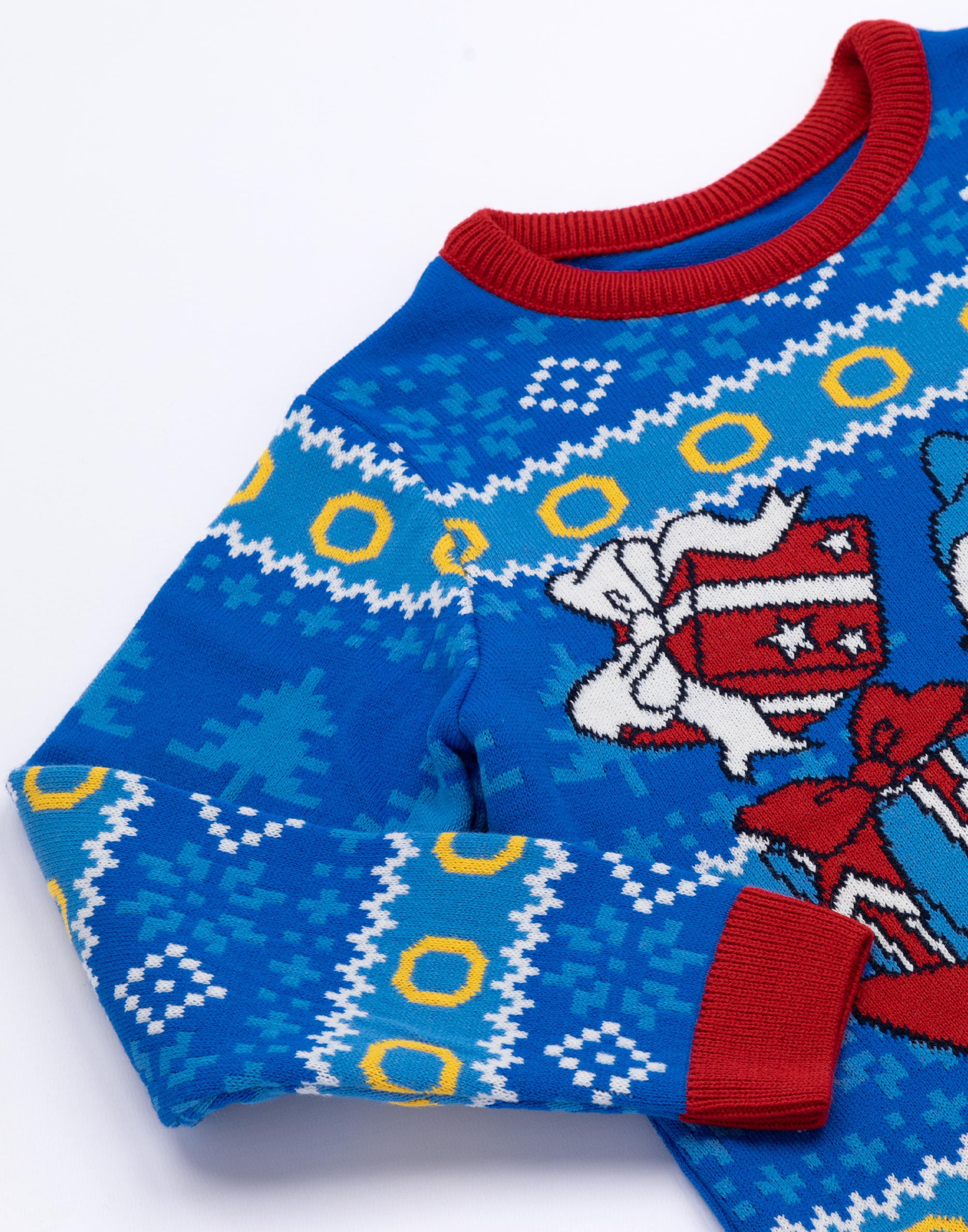 Sonic the Hedgehog Blue Sonic Christmas Jumper Boys - Picture 16 of 47