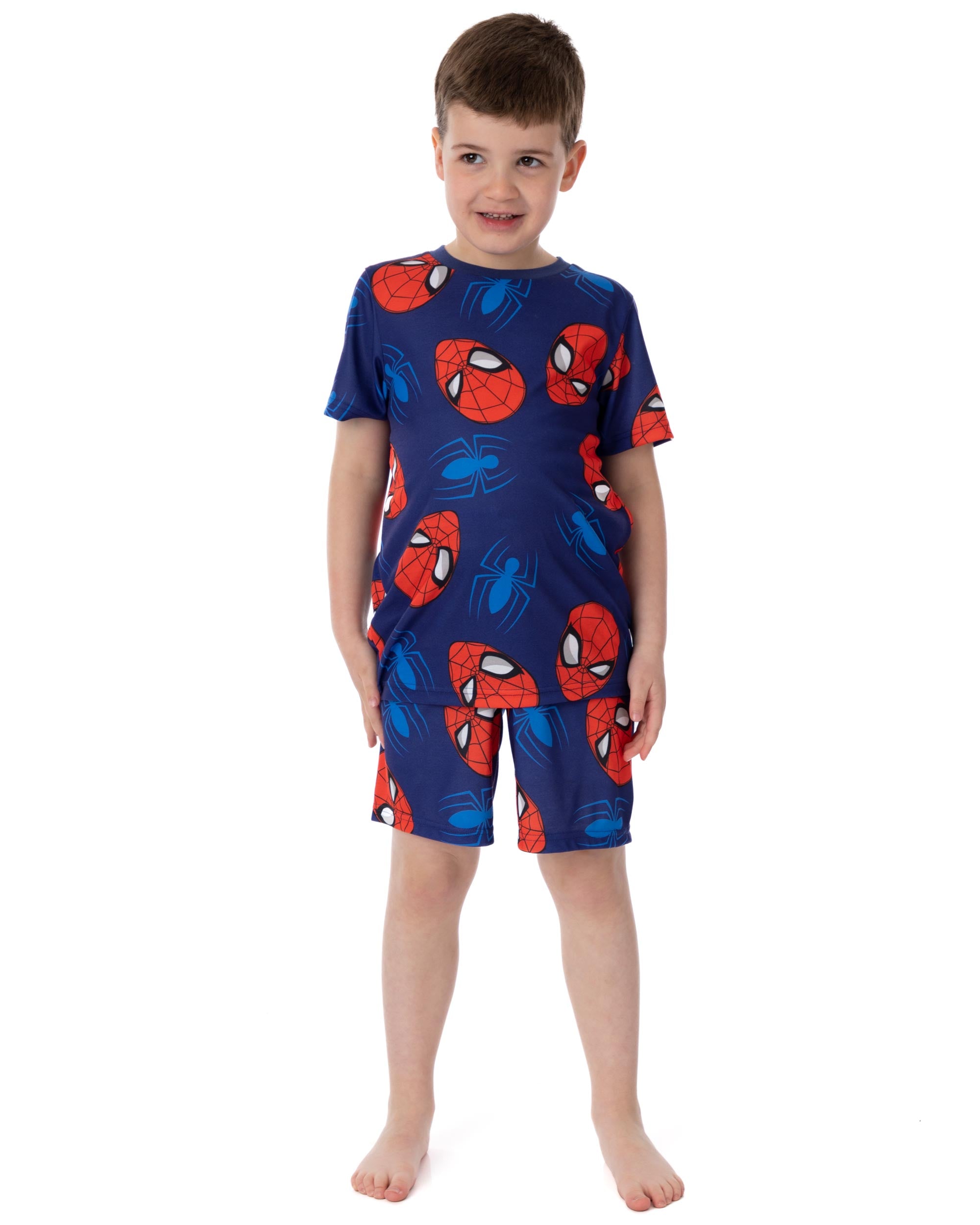 Marvel Pyjama-Set blau Kurzarm kurzes Bein Jungen - Bild 12 von 59
