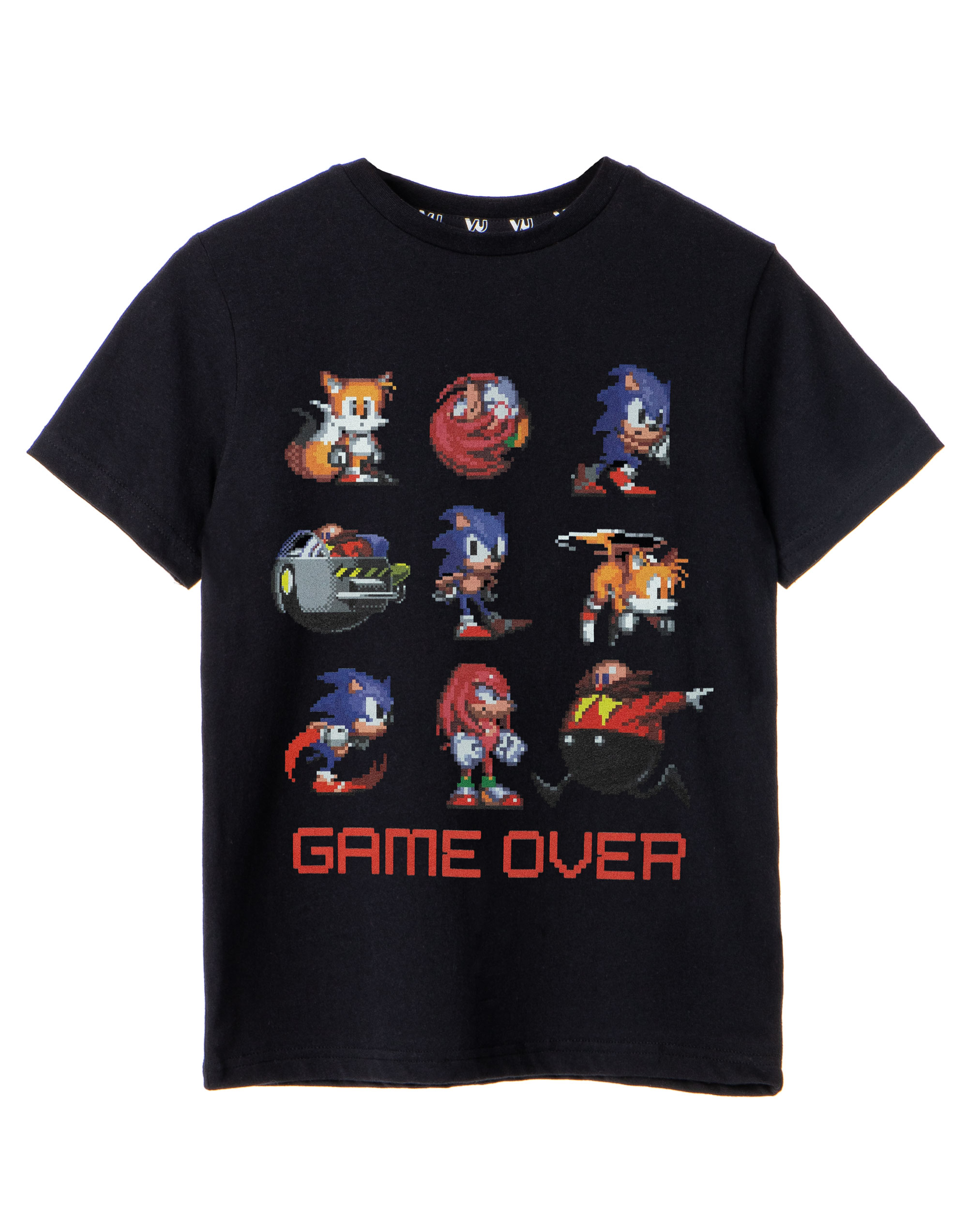 Футболка с надписью Sonic the Hedgehog Schwarzes Игра окончена от mit kurzen и Мелна Юнгена