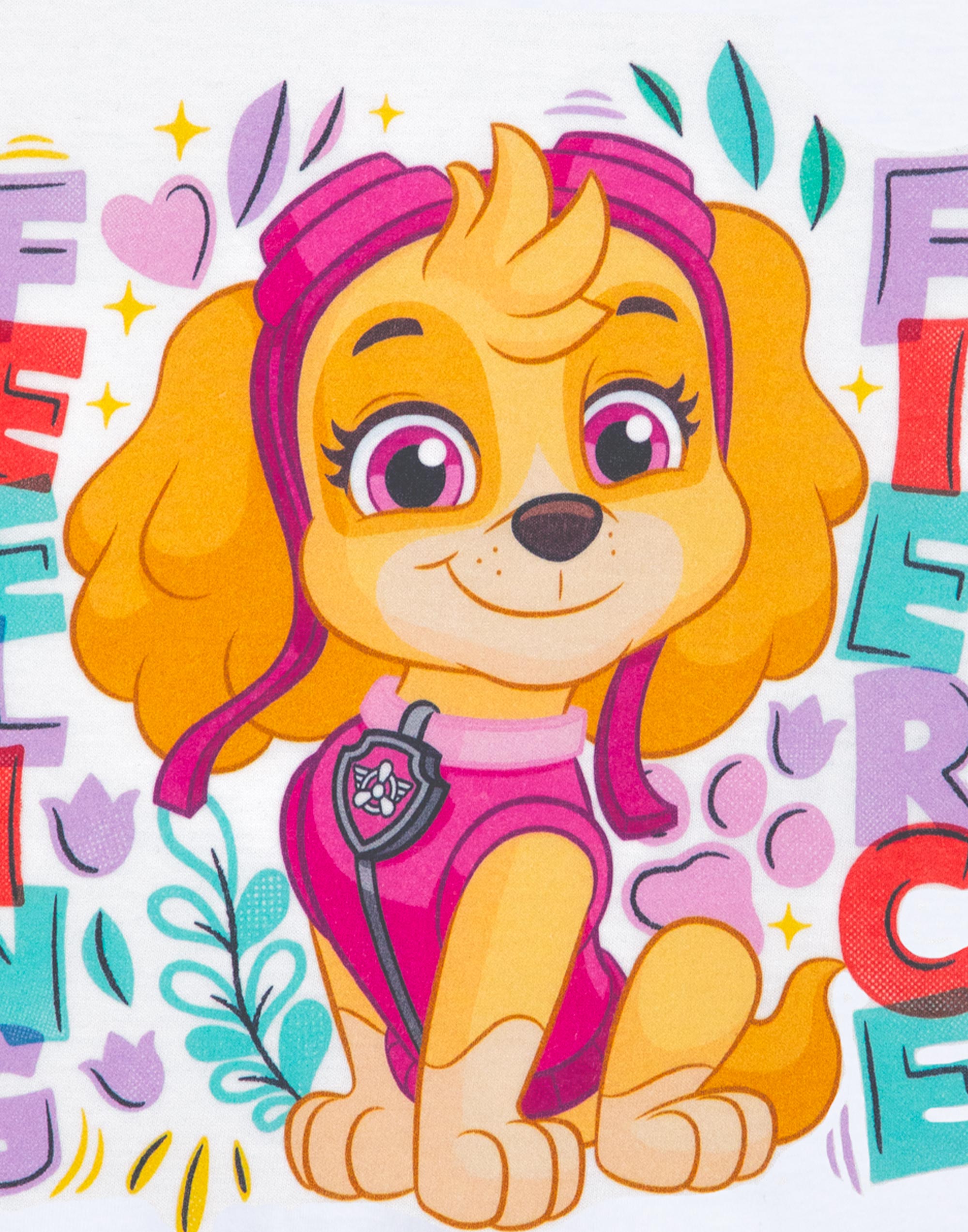 Camiseta de manga corta Paw Patrol blanca Feeling Fierce para niñas - Imagen 15 de 27