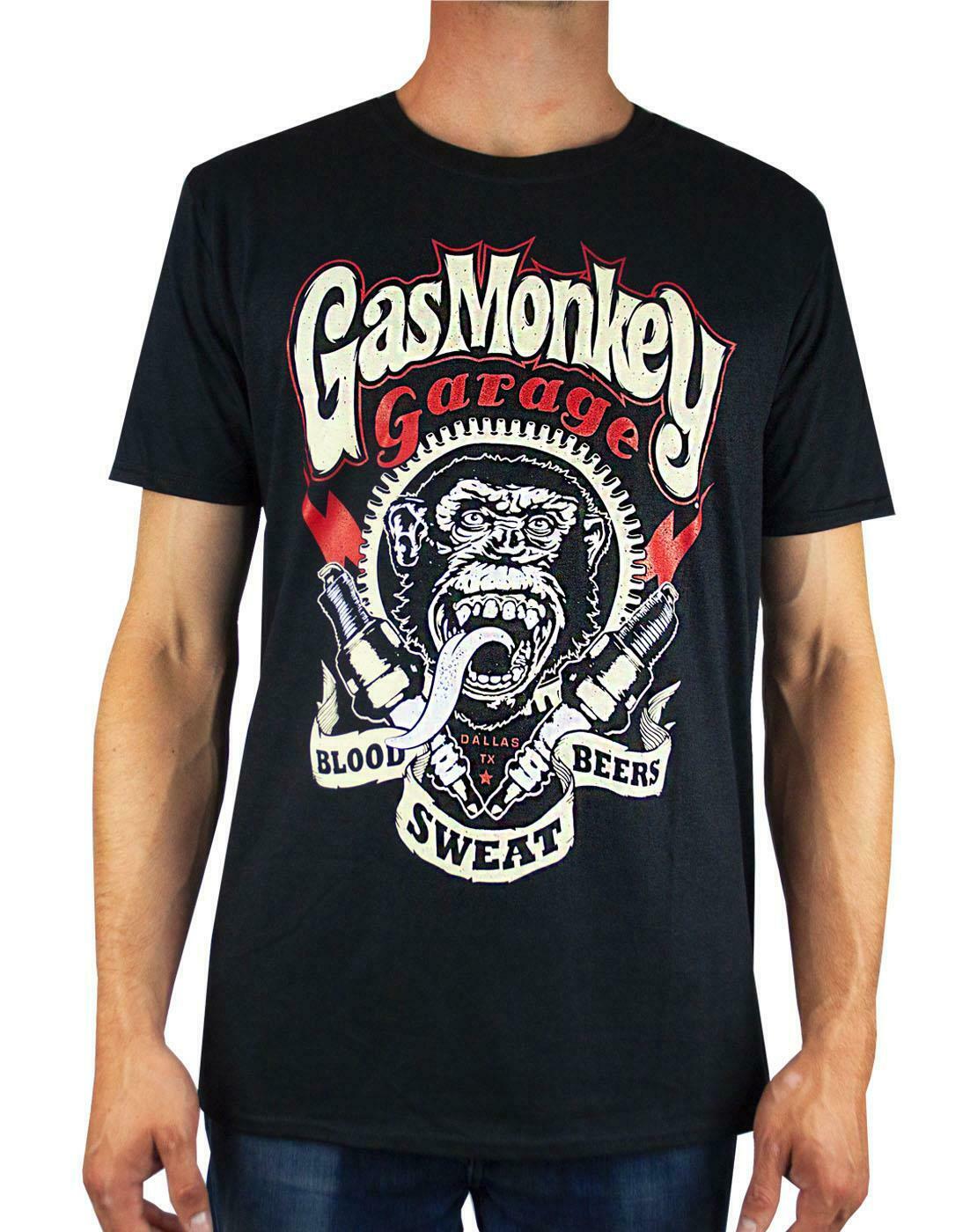 Gas Monkey Garage - Кровь, пот и пиво, свечи зажигания, футболка Herren Medium