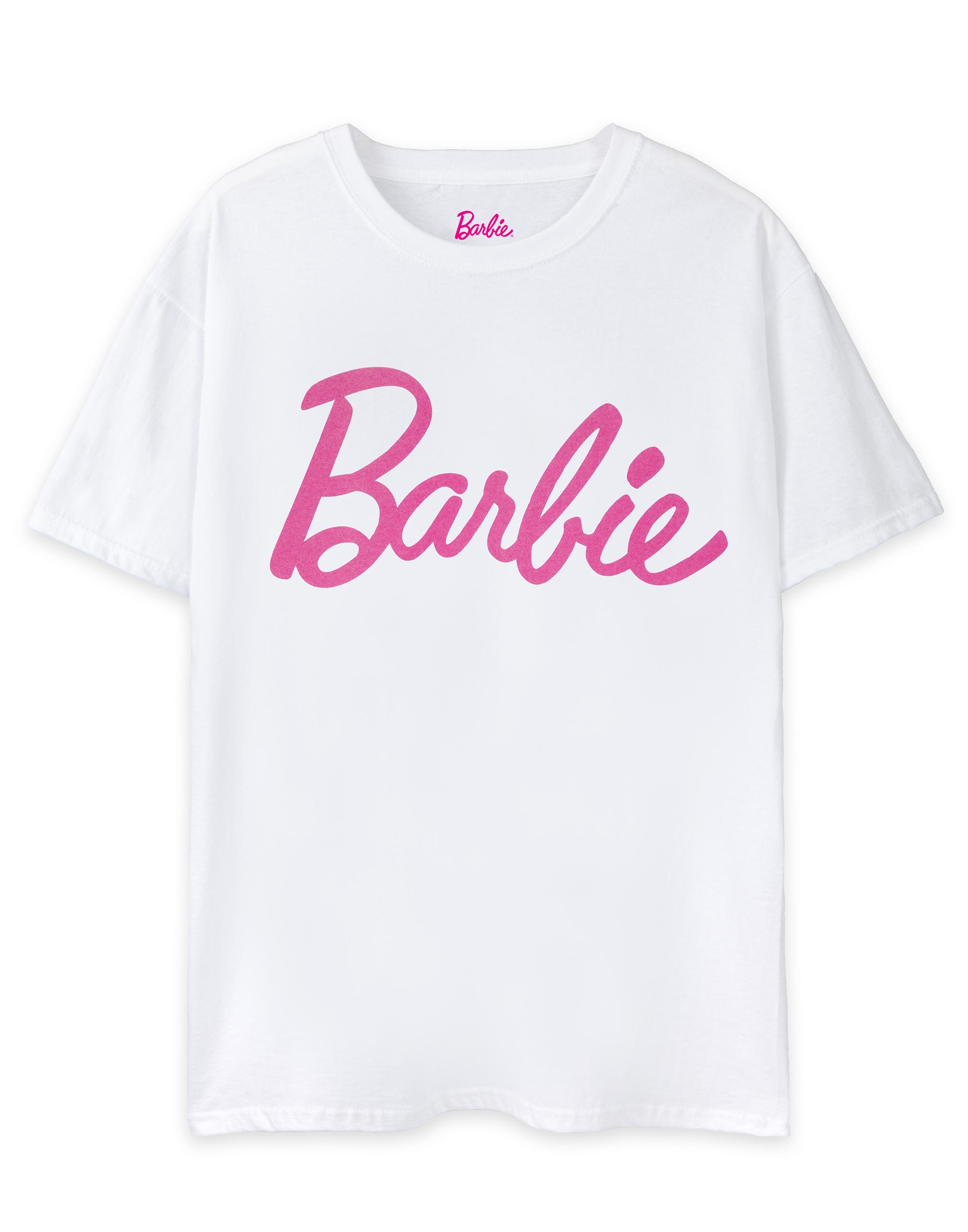 Женская футболка с логотипом Barbie Weißes klassisches Kurzarm