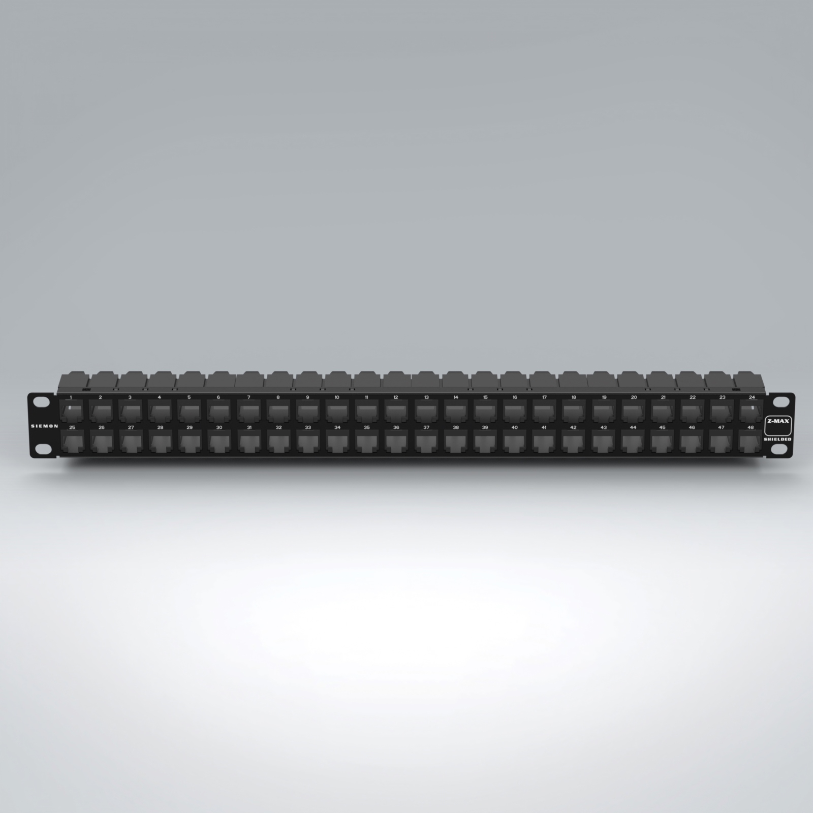 Z6AS-PNL-U48K - Z-MAX™ Shielded Patch Panels Z6AS-PNL-U48K - Z-MAX™ Shielded Patch Panels