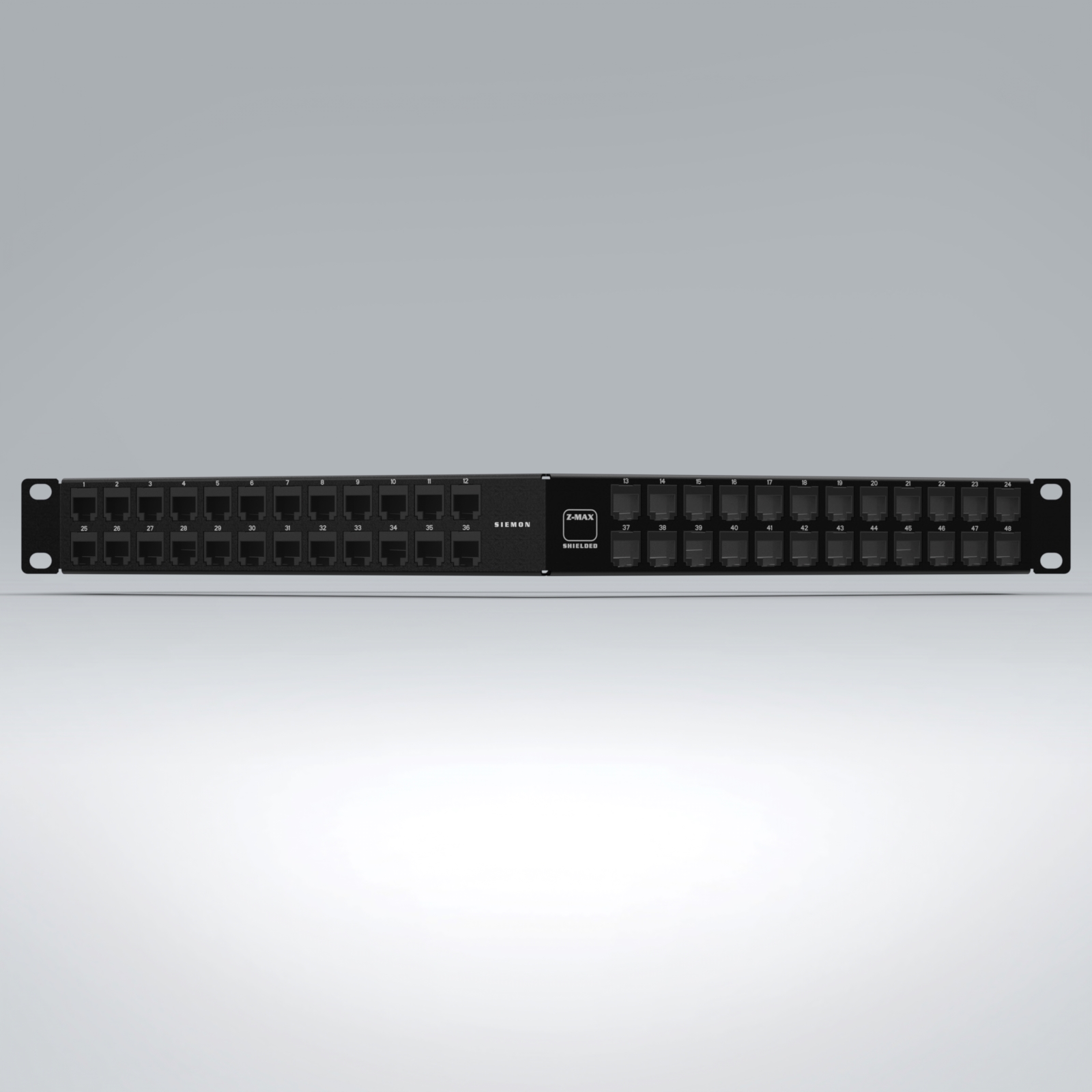 ZS-PA-48 - Z-MAX™ Shielded Patch Panels