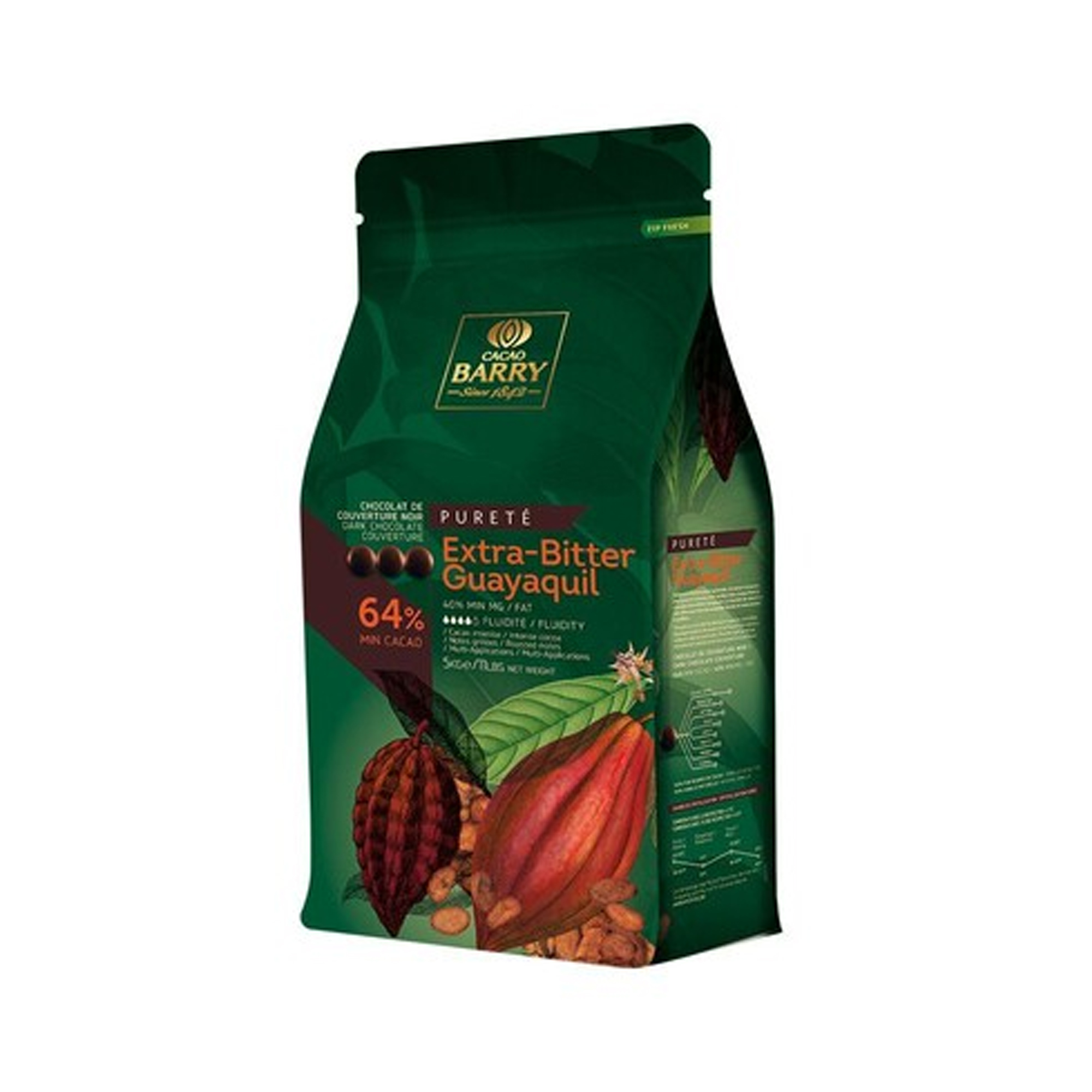 64% Extra Bitter Guayaquil Chocolate | Chefs' Warehouse