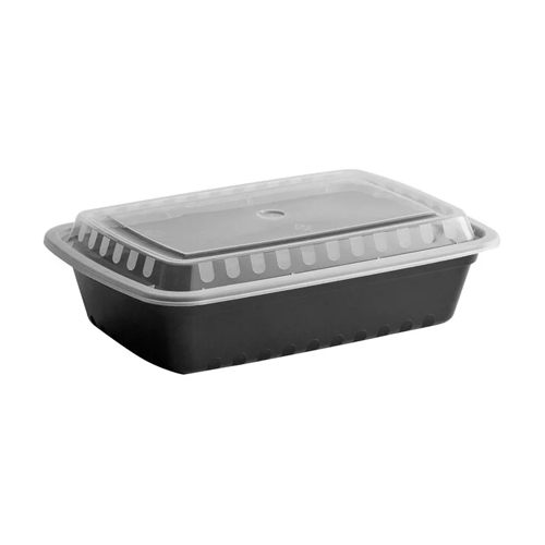 Rectangular Plas Container W/ Clear Ventd Plas Lid
