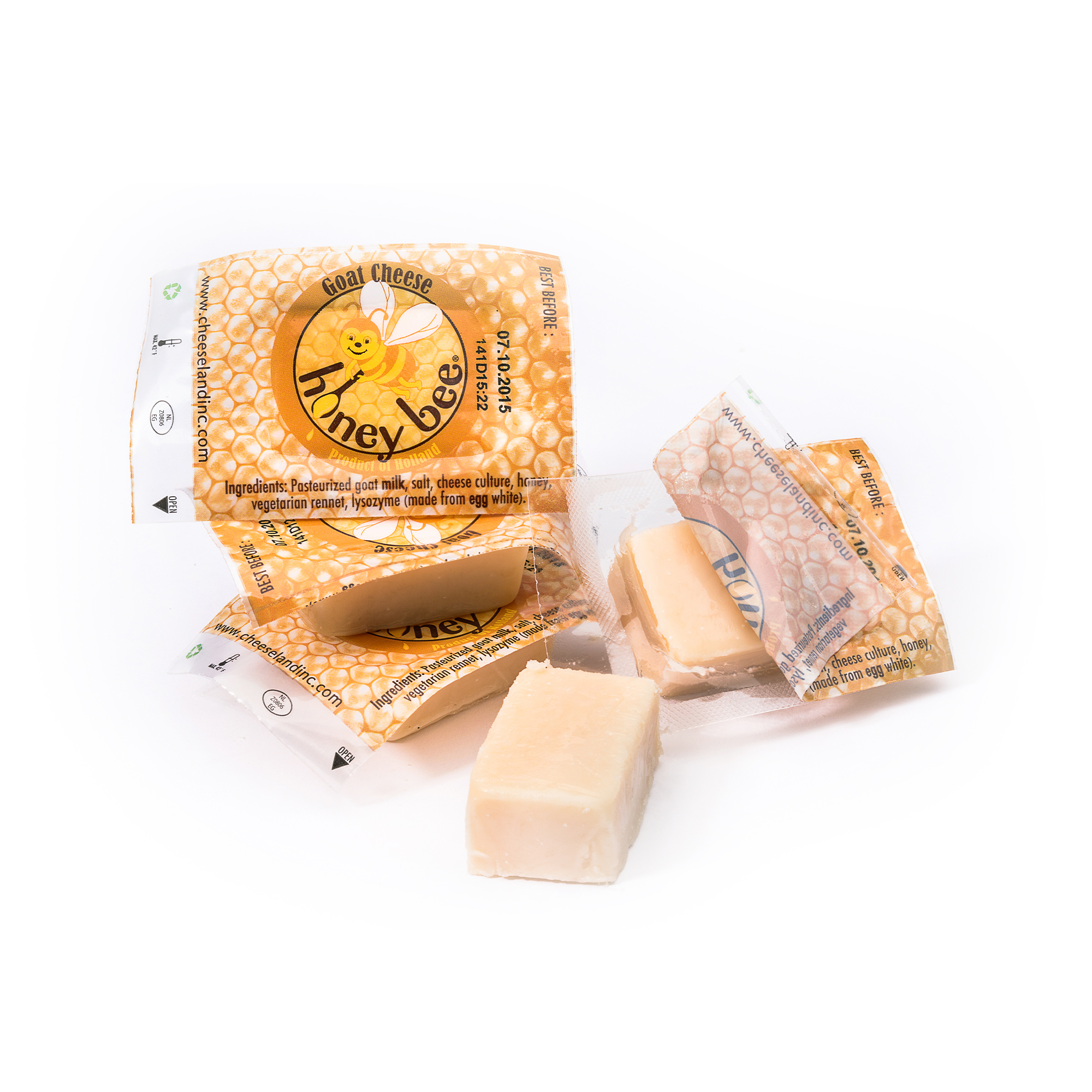 Honey Bee Gouda Goat Cheese Snack Pack | Chefs' Warehouse