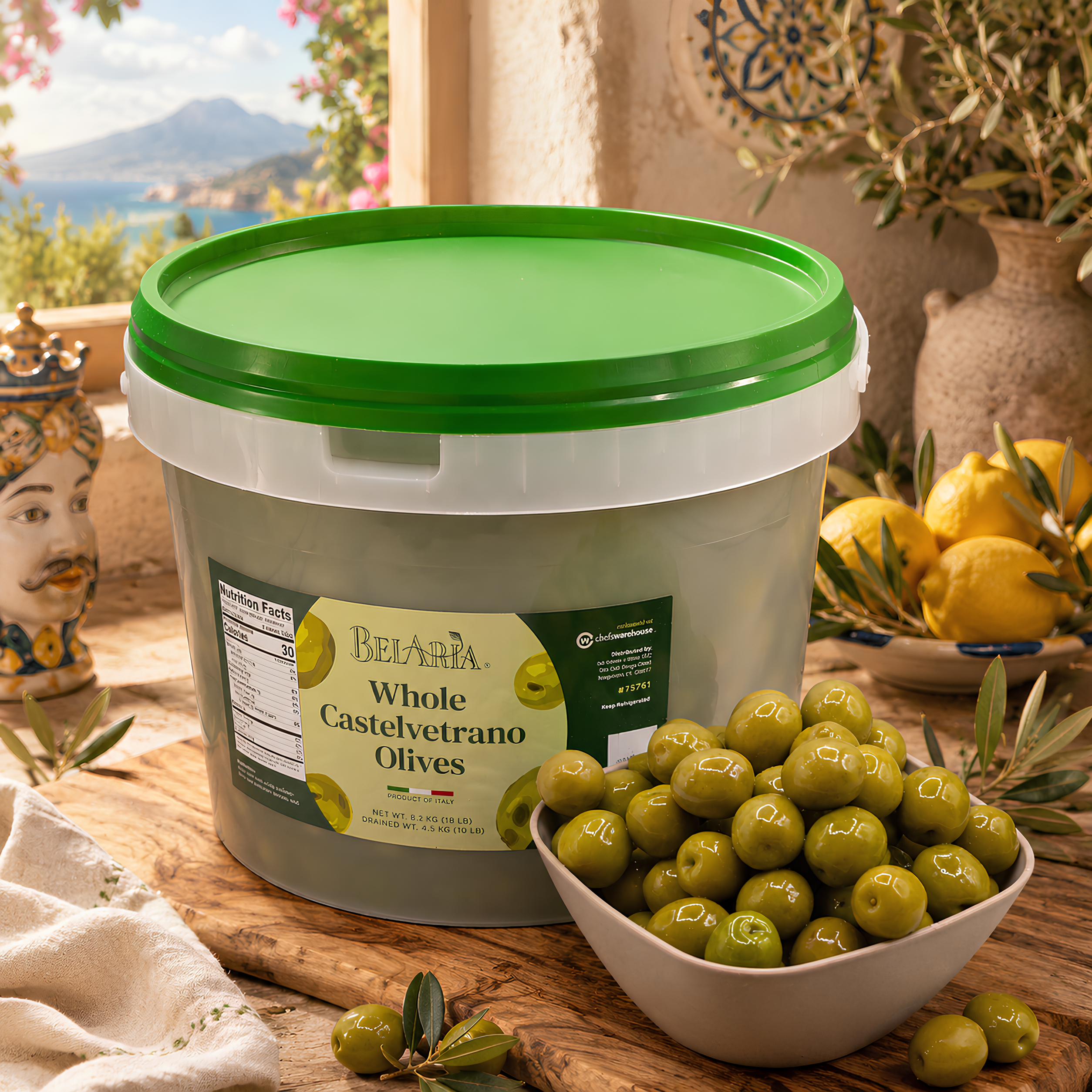 Castelvetrano Olives with Pits | Chefs' Warehouse