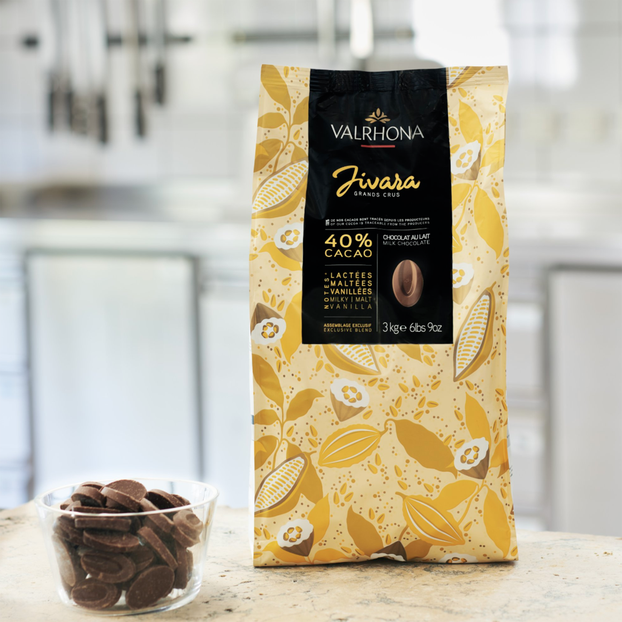 セルディア　ショコラ味40袋 40% Jivara Milk Chocolate | Chefs' Warehouse