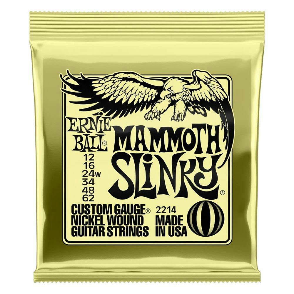 Ernie Ball Mammoth Slinky Electric Guitar Strings 12 - 62