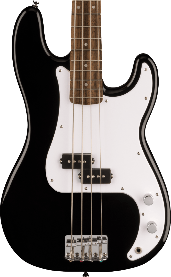 Squier Sonic Precision Bass Guitar in Black - Andertons Music Co.