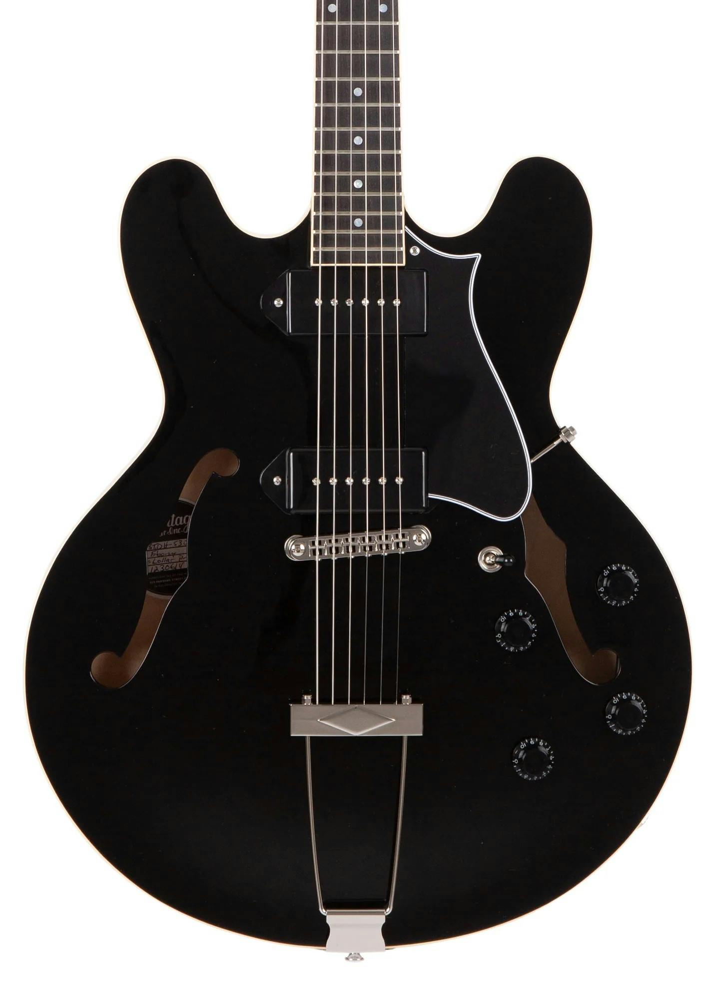 Heritage Standard H530 Hollowbody Electric Guitar in Ebony