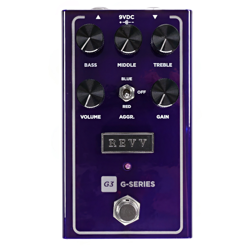 Revv Amplification G3 V2 Preamp Overdrive & Distortion Pedal in Purple