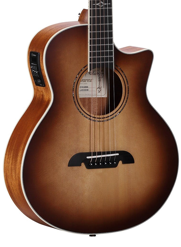 Alvarez Artist LJ2CE Little Jumbo Acoustic Guitar in Shadowburst
