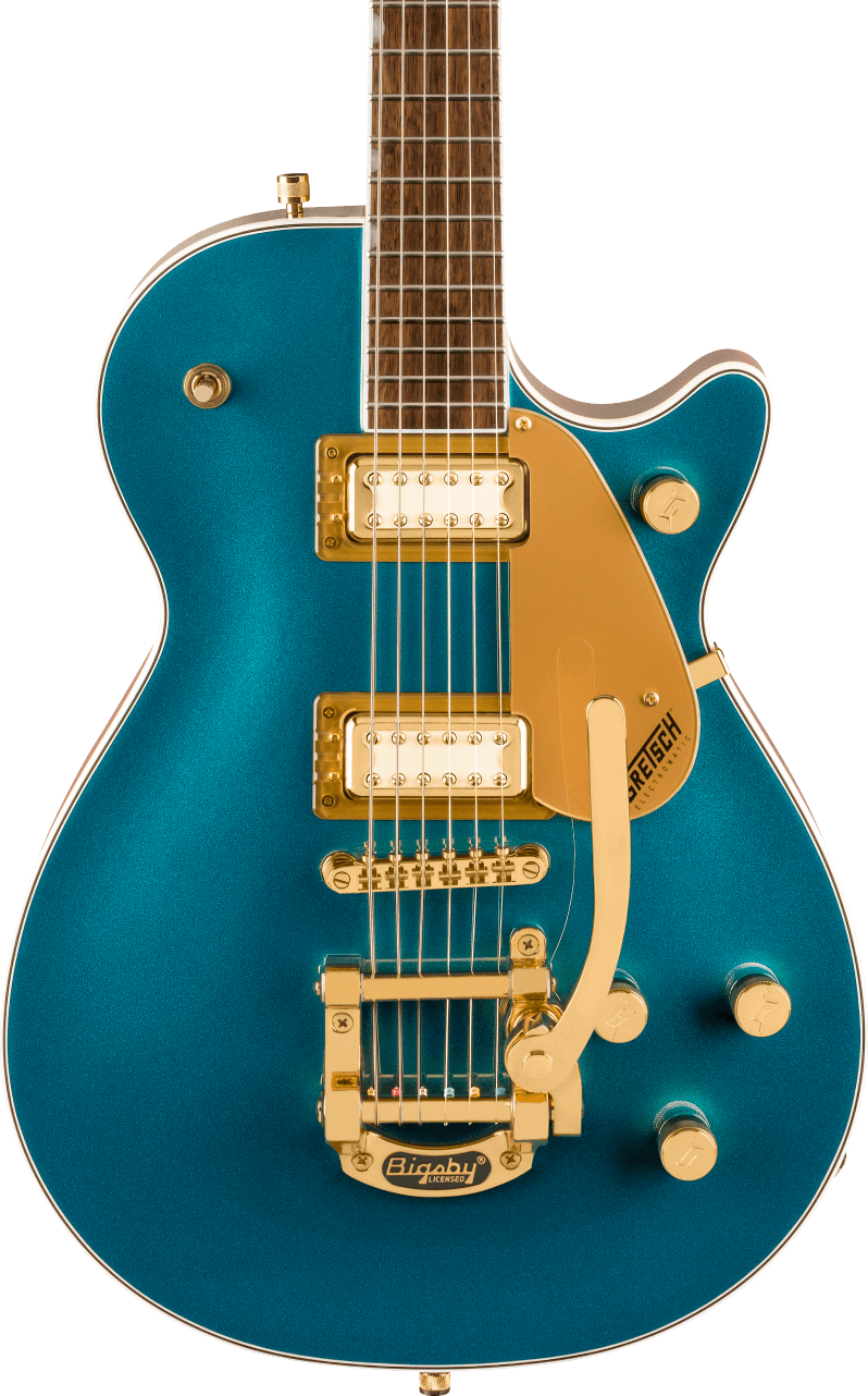 Gretsch Electromatic Pristine LTD Jet Single-Cut Electric Guitar with Bigsby in Petrol