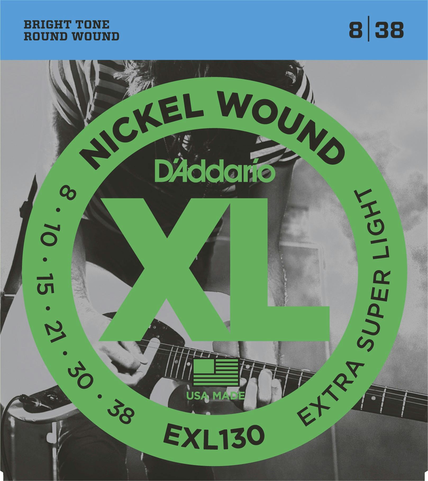 D'Addario XL Set 8-38 Gauge Strings