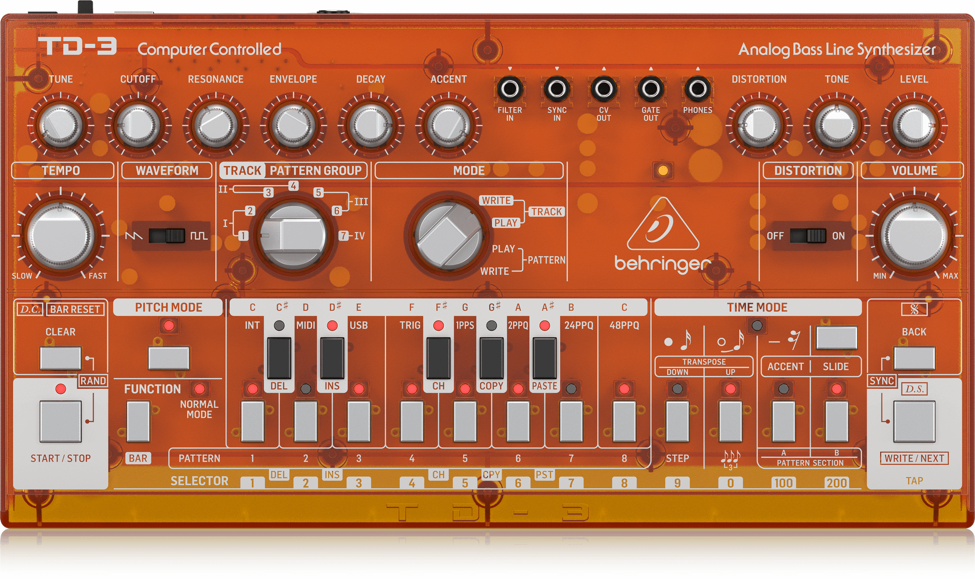 Behringer TD-3-SB Analog Bass Line Synthesizer - Andertons Music Co.