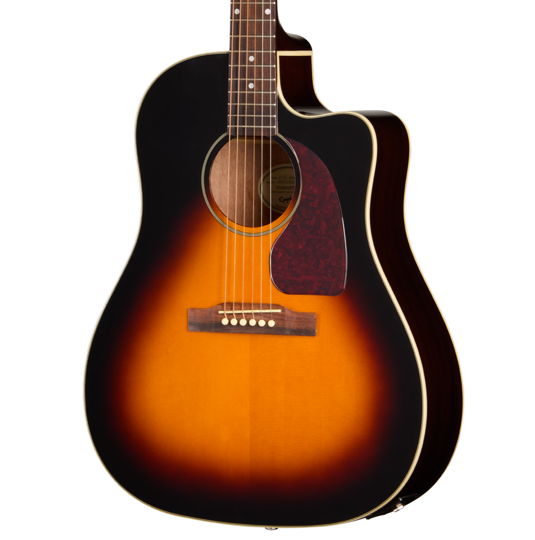 Epiphone J-45 Studio EC in Vintage Sunburst - Andertons Music Co.