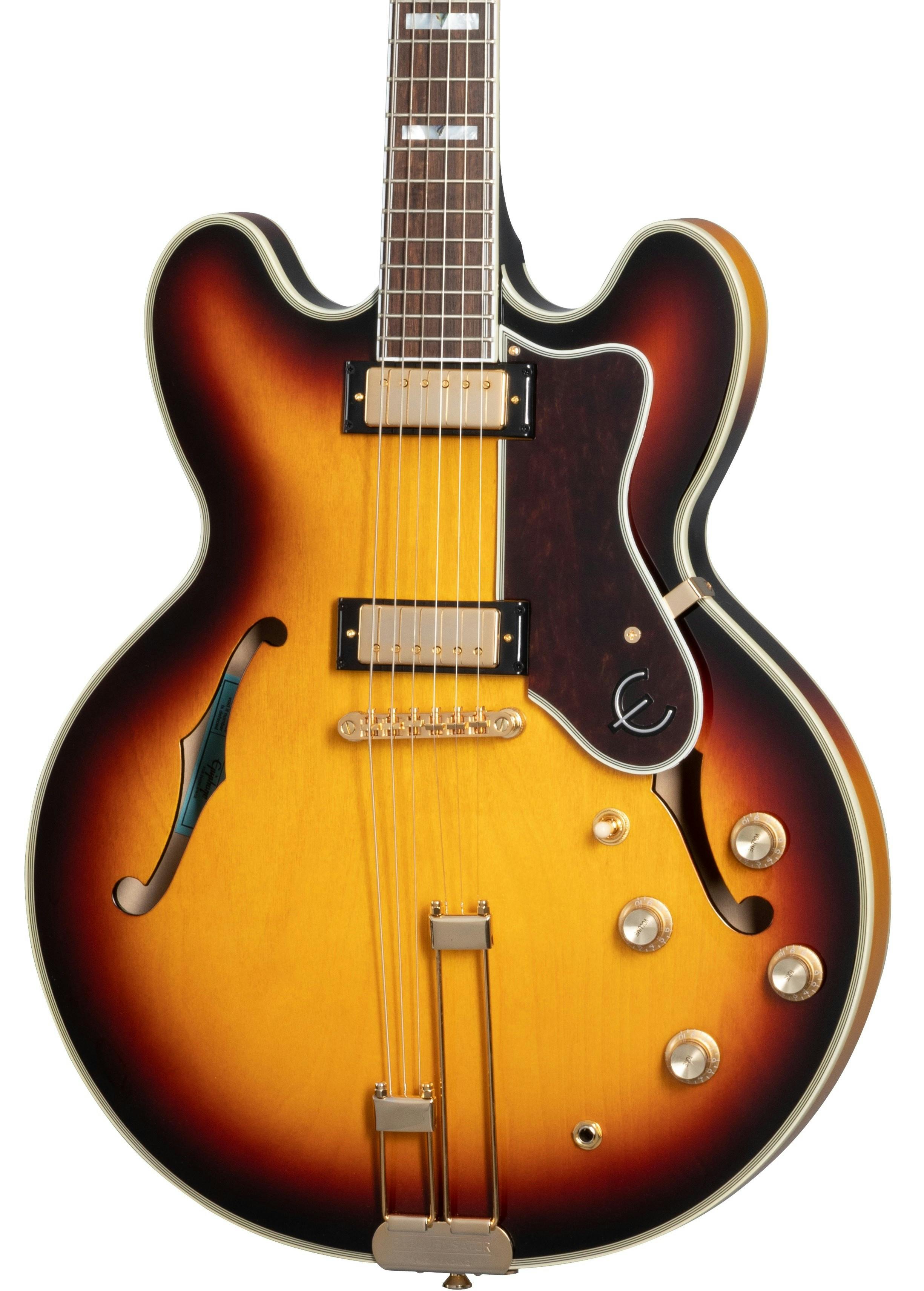Epiphone Sheraton Semi-Hollow Electric Guitar in Vintage Sunburst