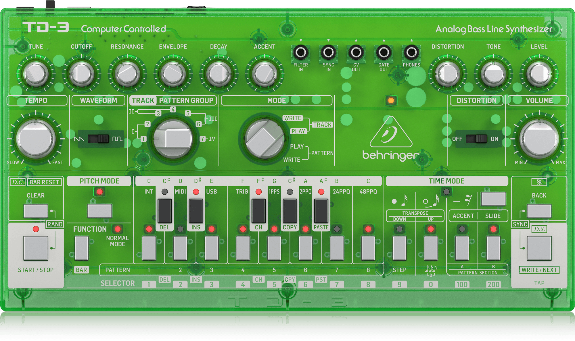 Behringer TD-3-TG Analog Bass Line Synthesizer - Andertons Music Co.