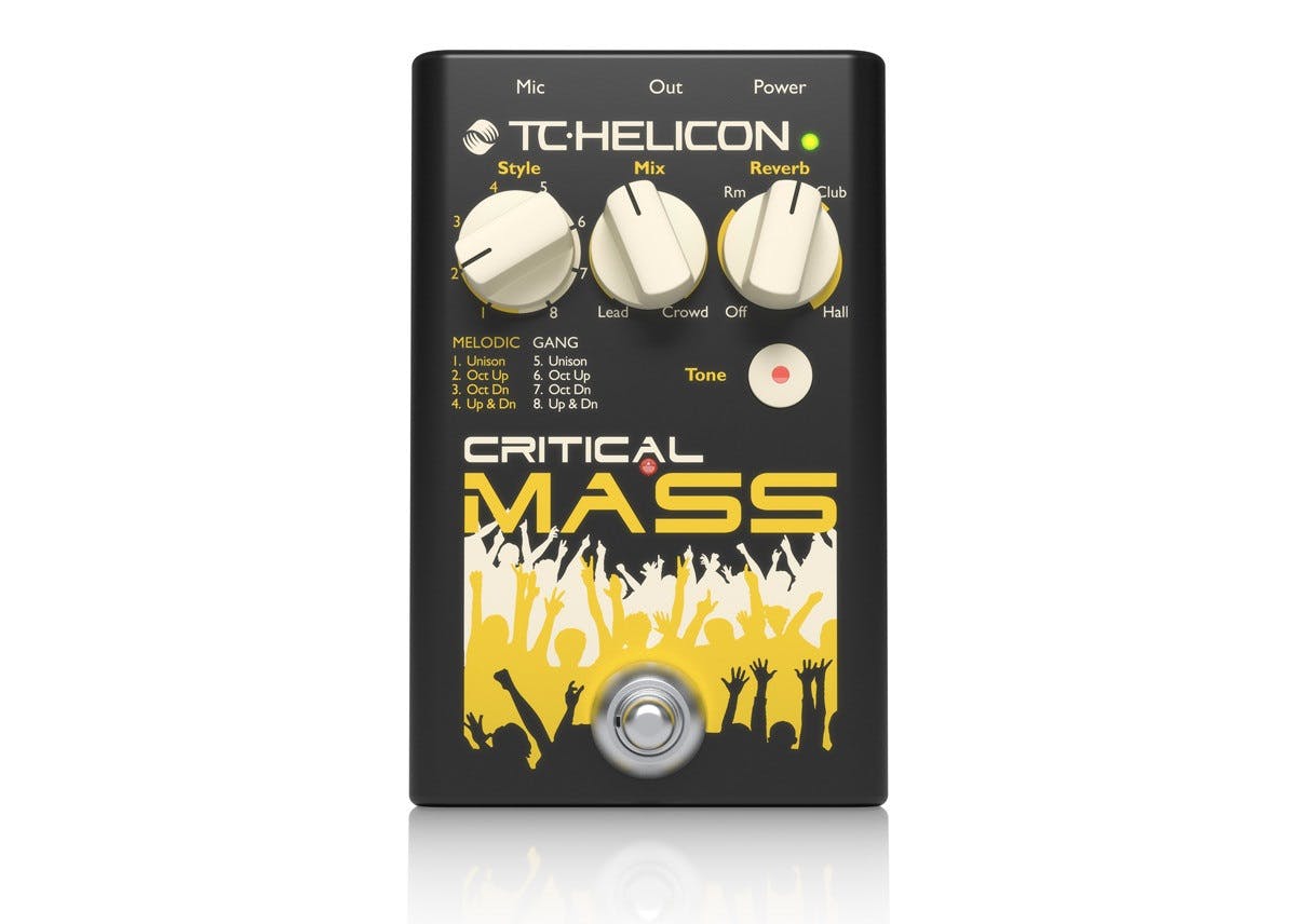 TC Helicon Critical Mass Vocal Effects Pedal