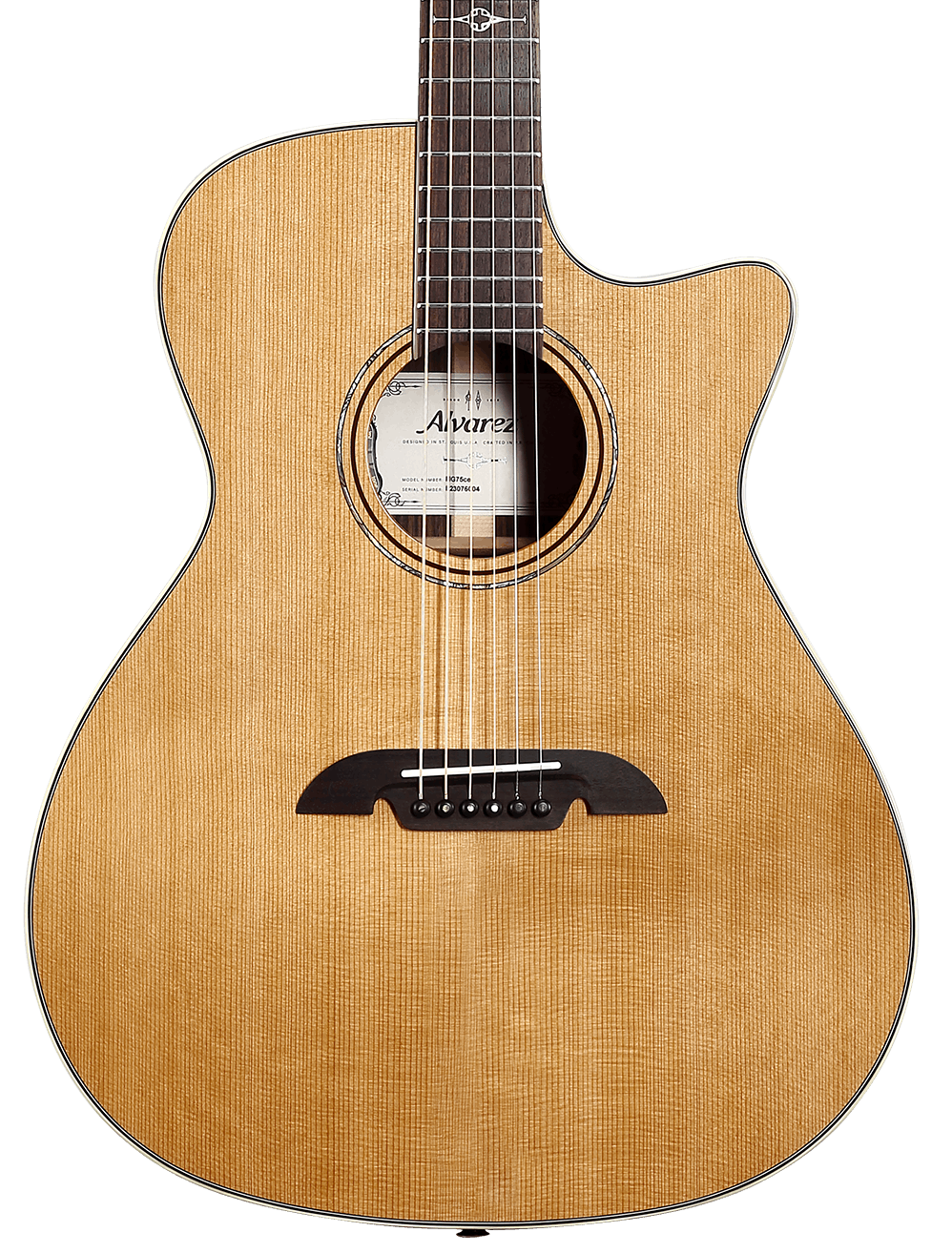Alvarez Masterworks Grand Auditorium Cutaway Cedar top Rosewood back Natural LR Baggs HiFi