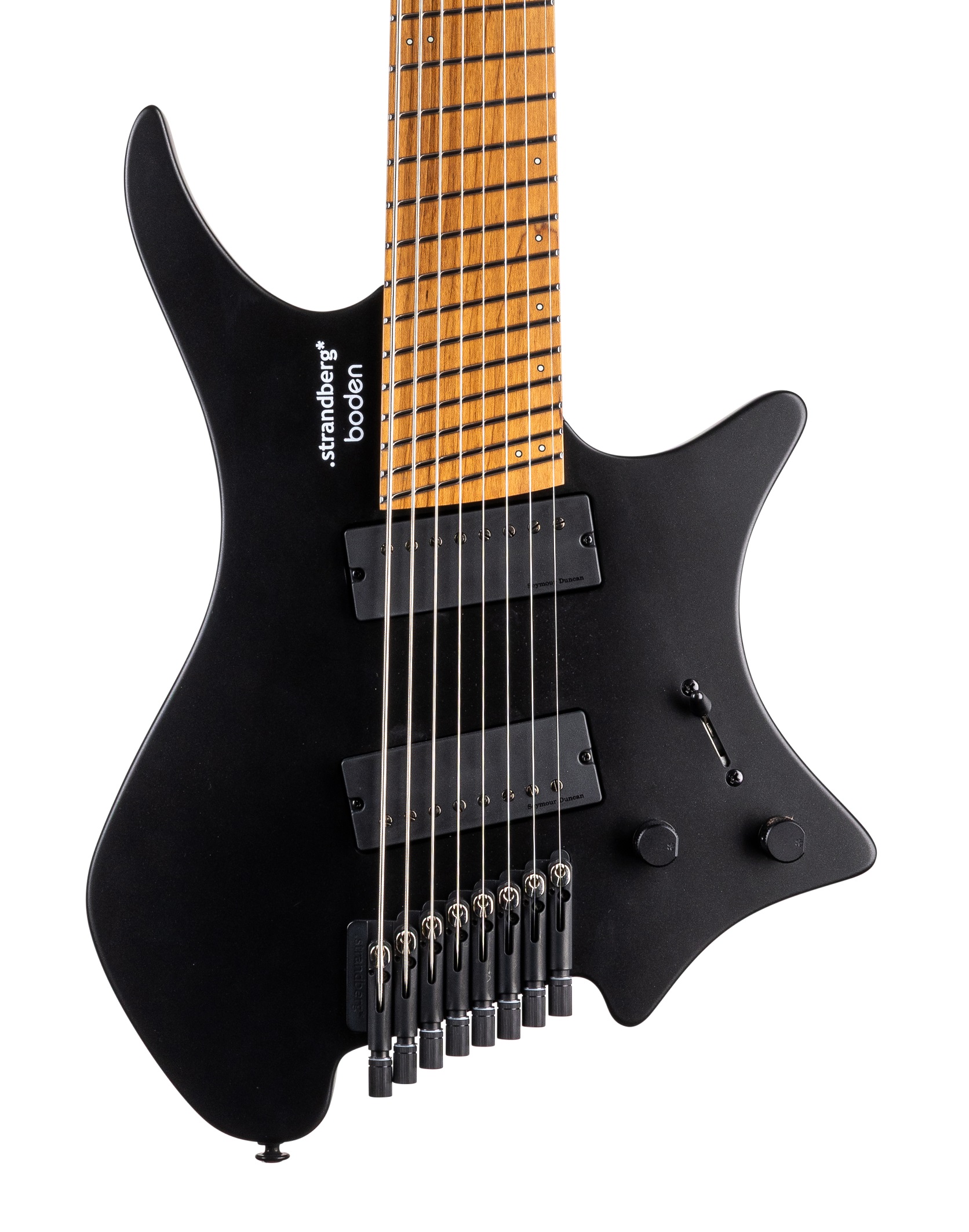 Strandberg Boden Standard N2 8-String Electric Guitar in Black Satin Metallic