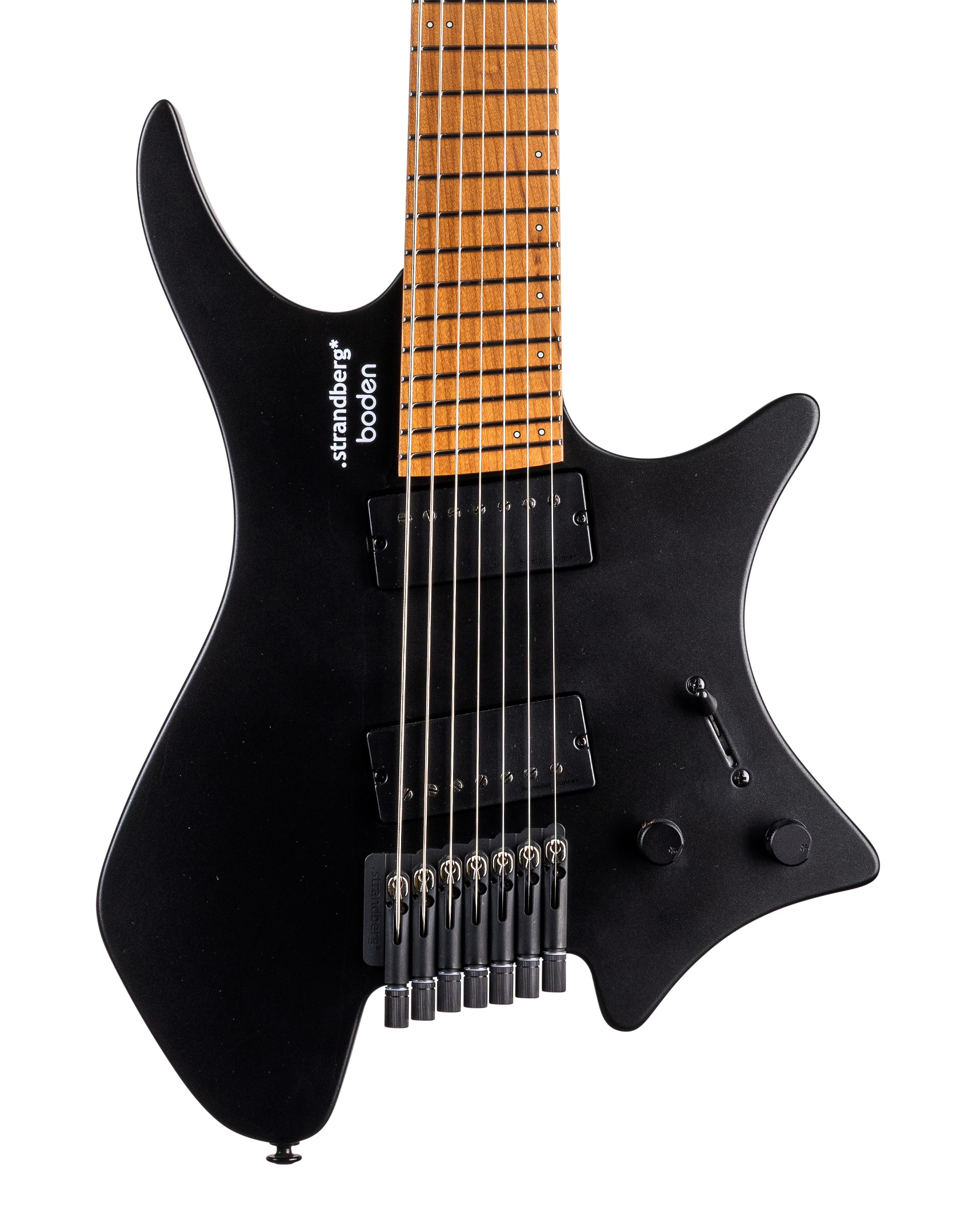 Strandberg Boden Standard N2 7-String Electric Guitar in Black Satin Metallic