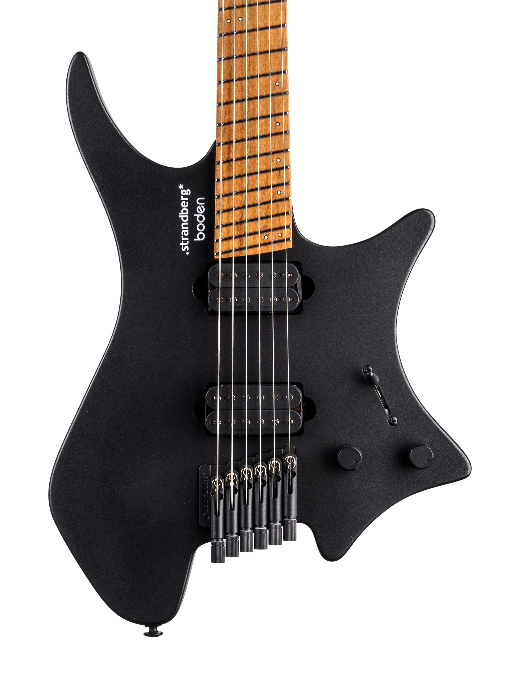 Strandberg Boden Standard N2 6-String Electric Guitar in Black Satin Metallic