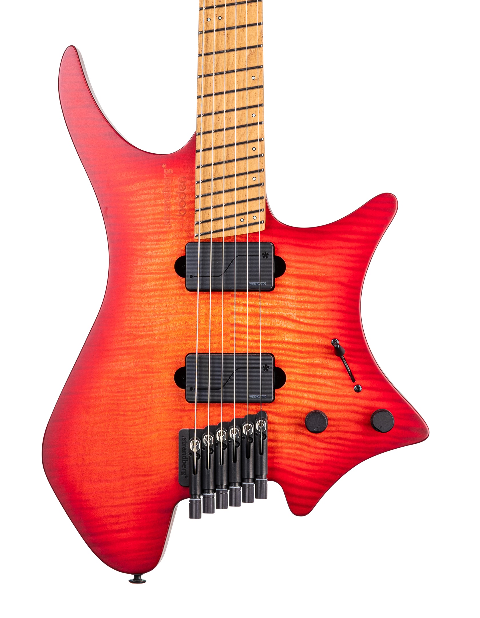 Strandberg Boden Original N2 6-String Electric Guitar in Sunset Coral Burst Satin