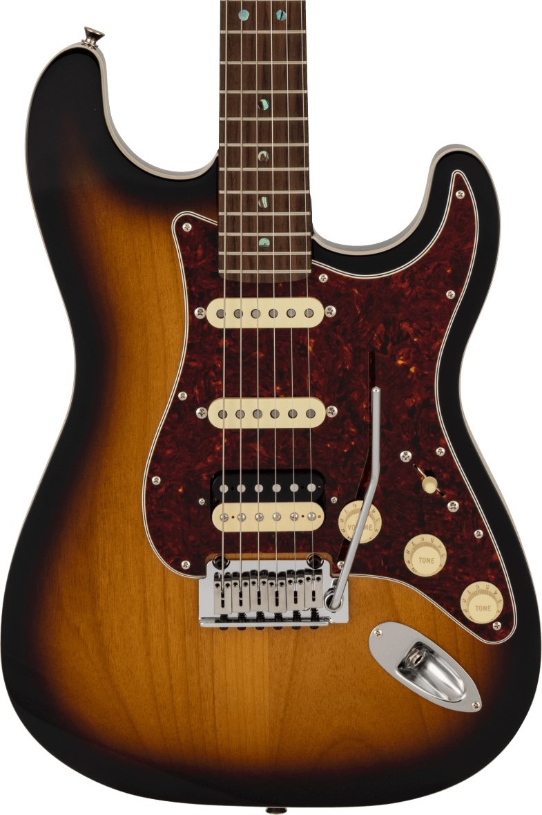 Fender Made in Japan Active Modern Stratocaster HSS in Black