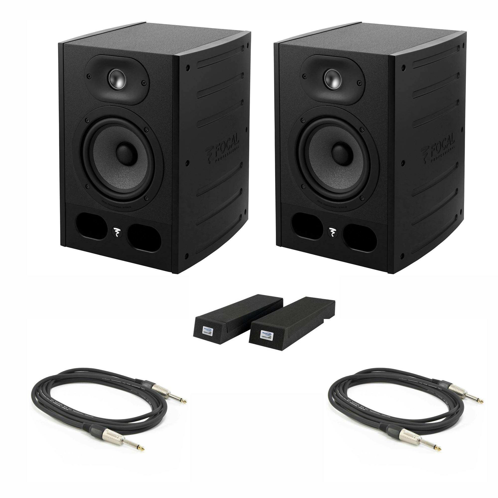 Focal Alpha 80 Active Andertons Vibropad Studio Monitoring Bundle