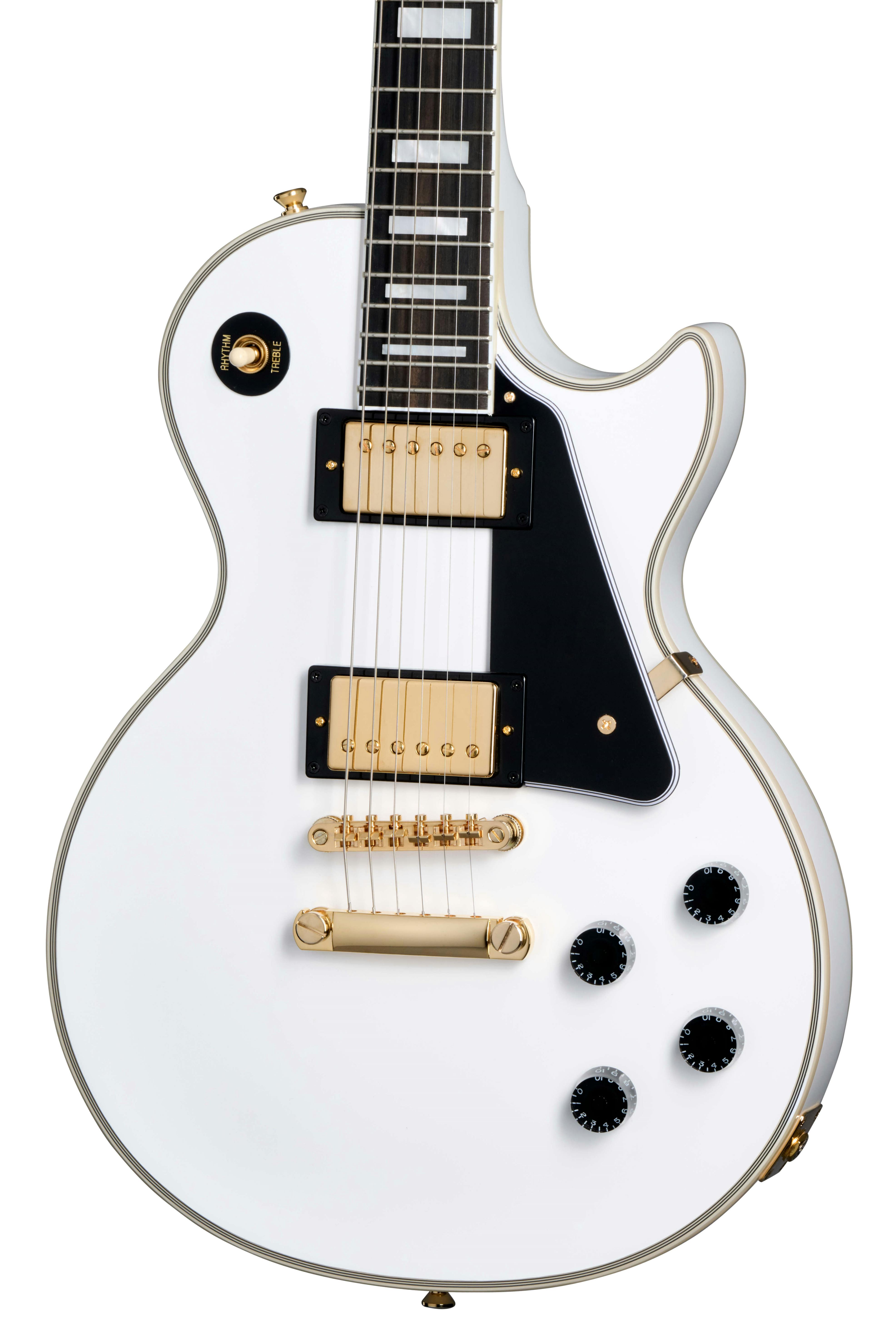 Epiphone Les Paul custom Gibson刻印　ホワイト Epiphone Inspired by Gibson Custom Les Paul Custom Electric Guitar