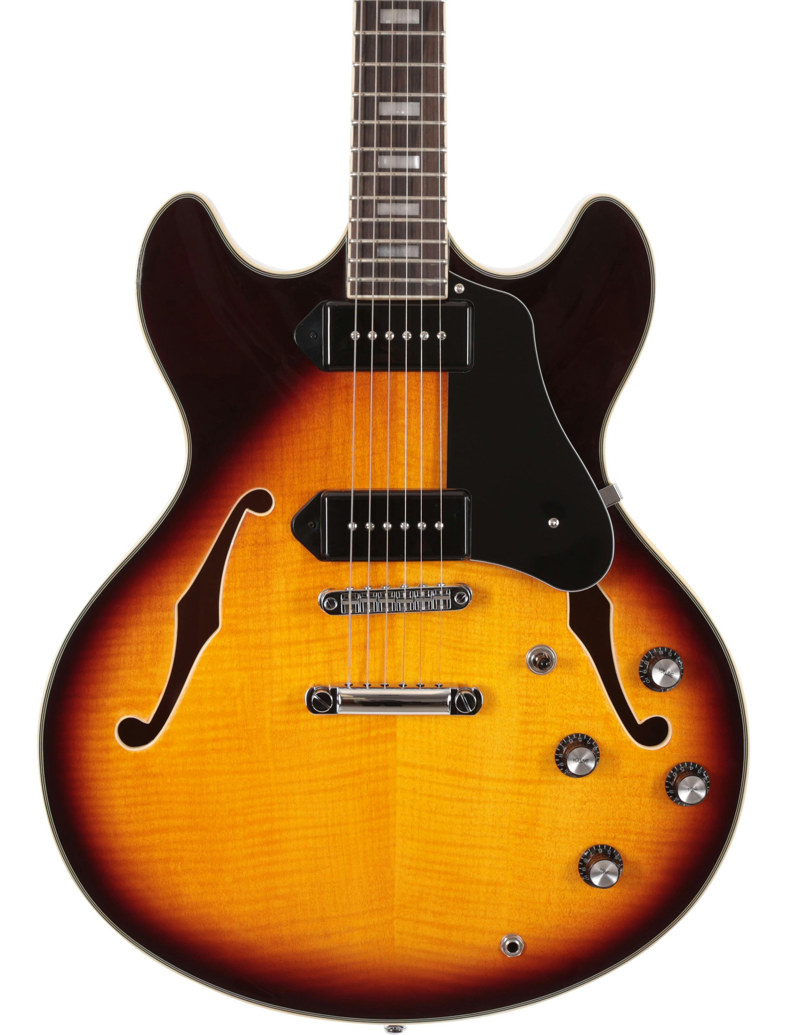 Sire Larry Carlton H7V Semi-Hollow Electric Guitar in Vintage Sunburst