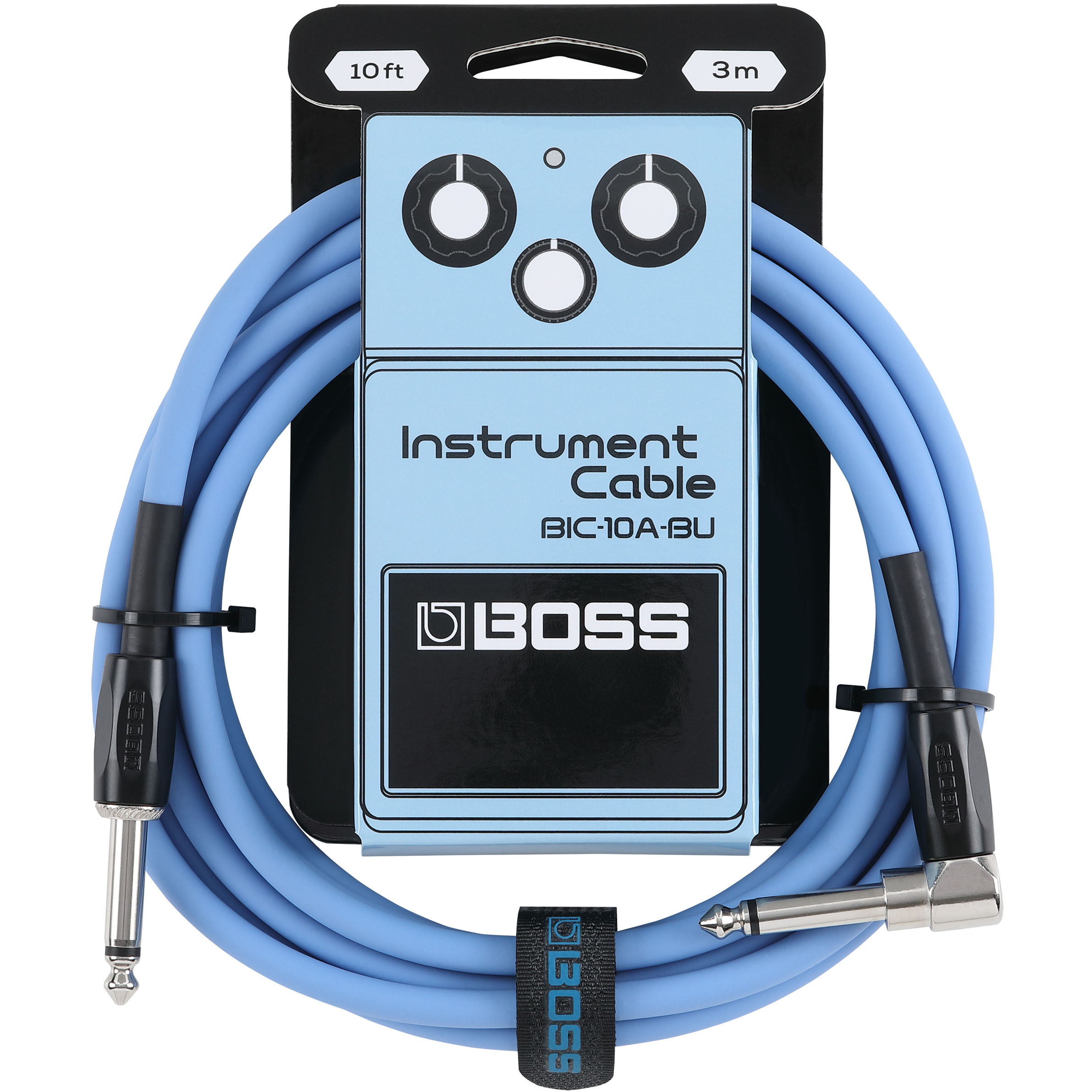 Boss BIC-10A Instrument Cable 10 ft in Blue