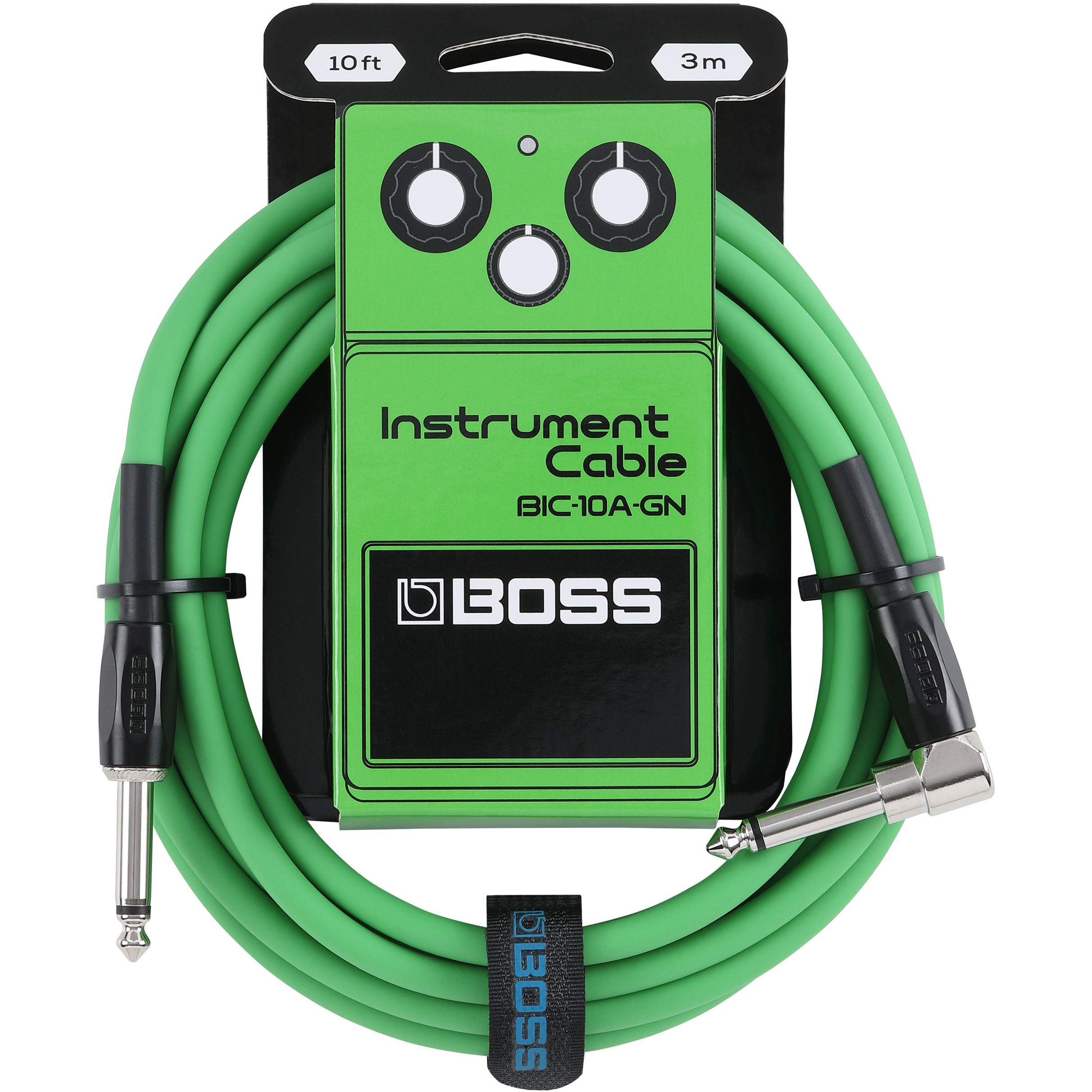 Boss BIC-10A Instrument Cable 10 ft in Green