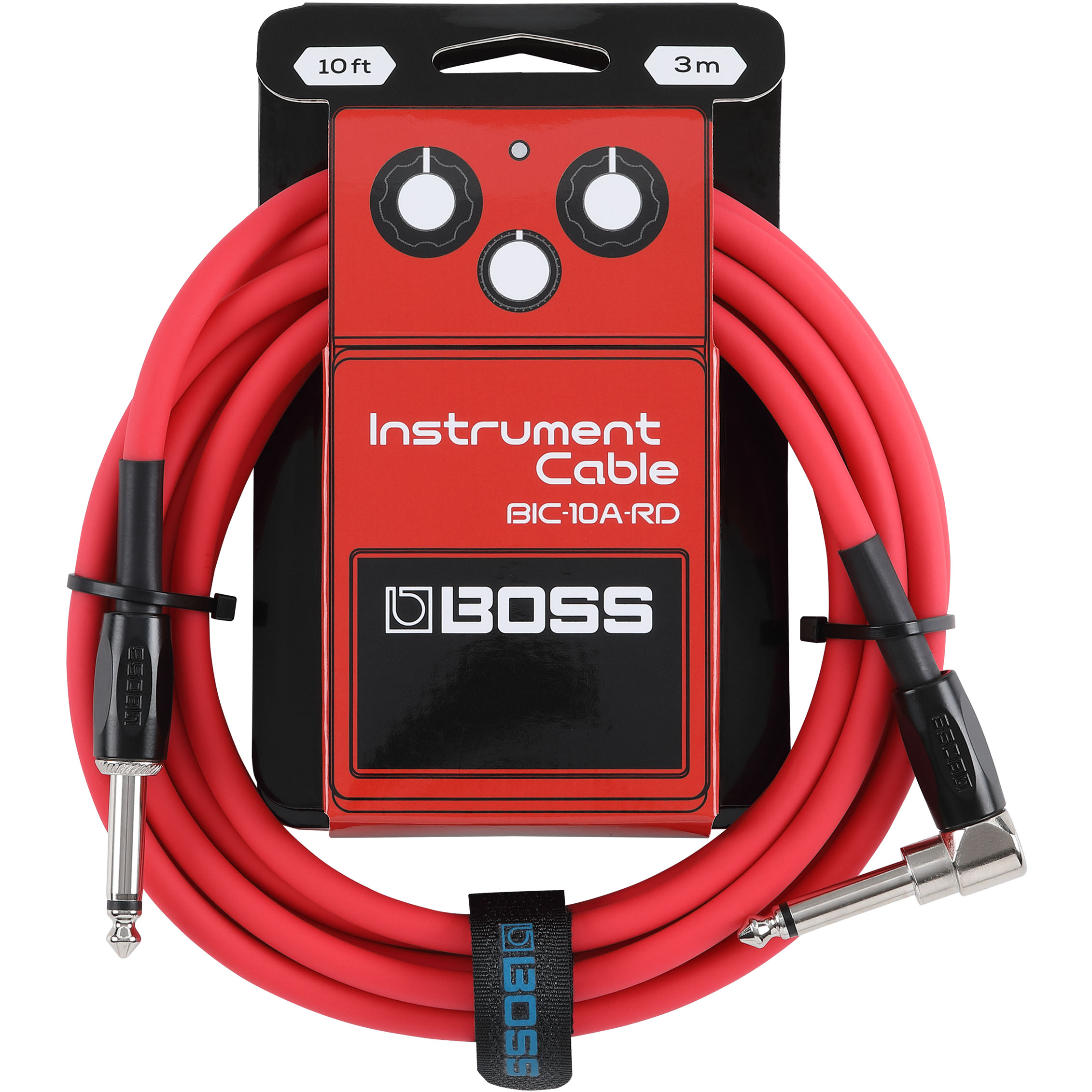 Boss BIC-10A Instrument Cable 10 ft in Red