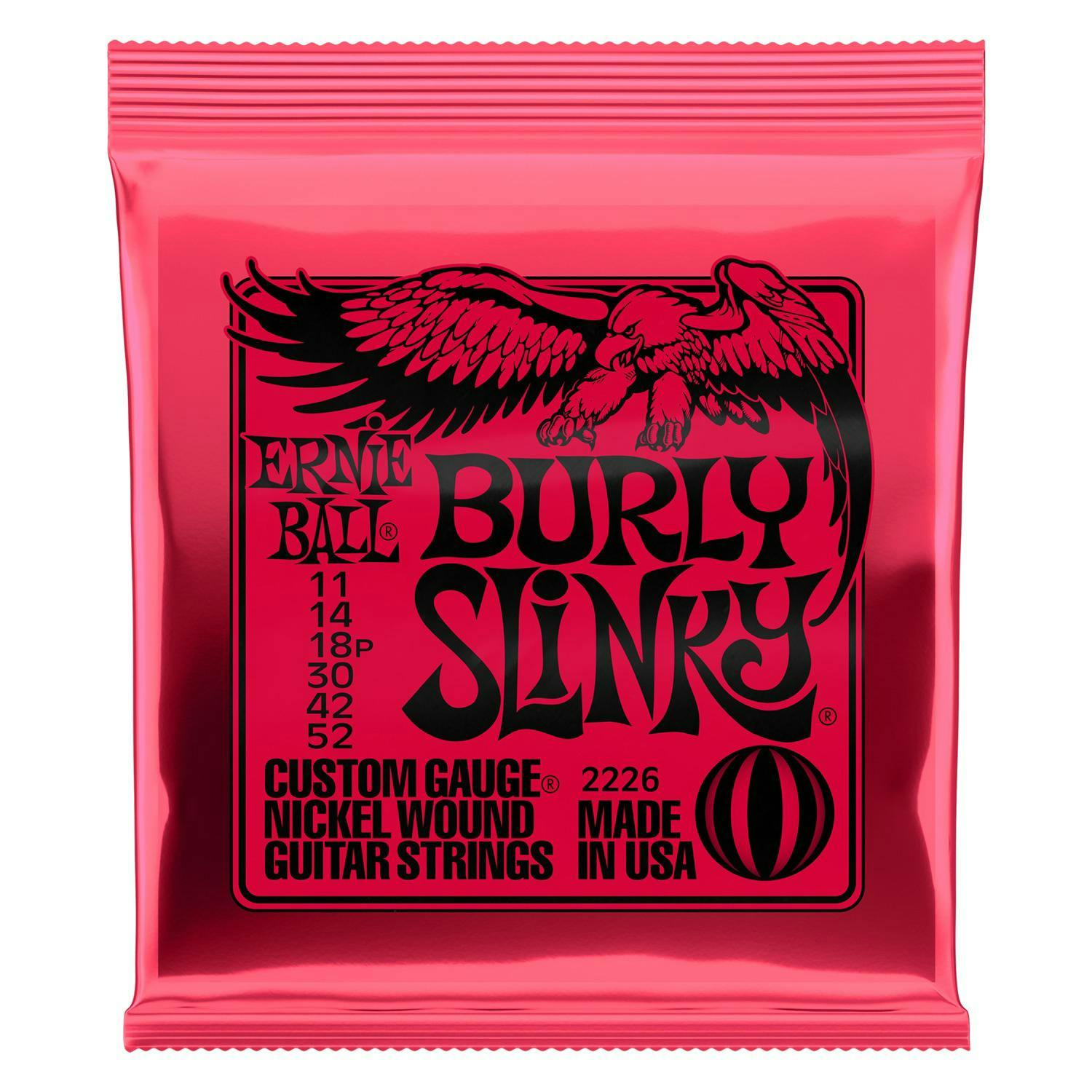 Ernie Ball Burly Slinky 11-52 Electric Guitar Strings